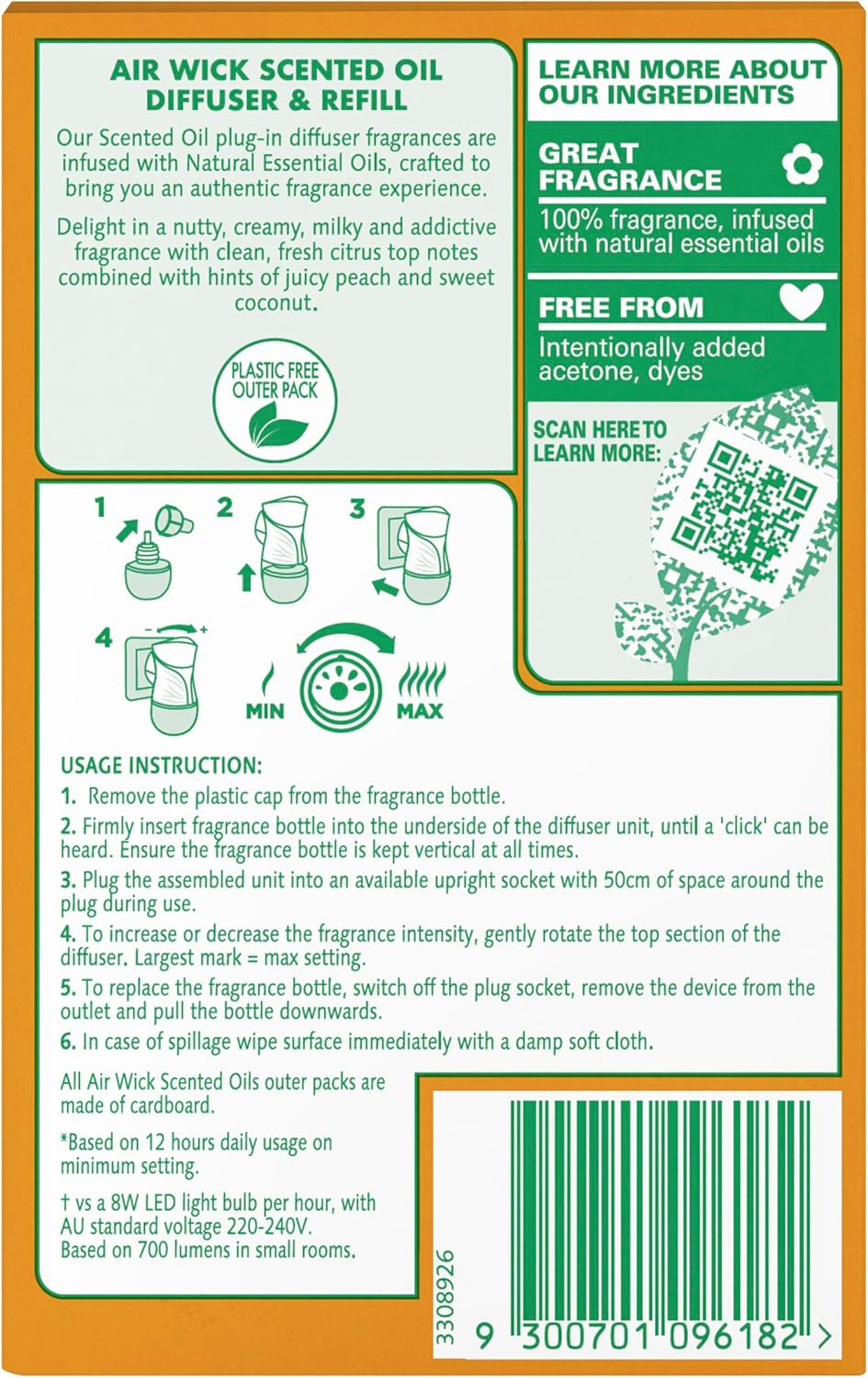 Air Wick Sweet Vanilla & Shea Butter Plug-In Diffuser image number 4