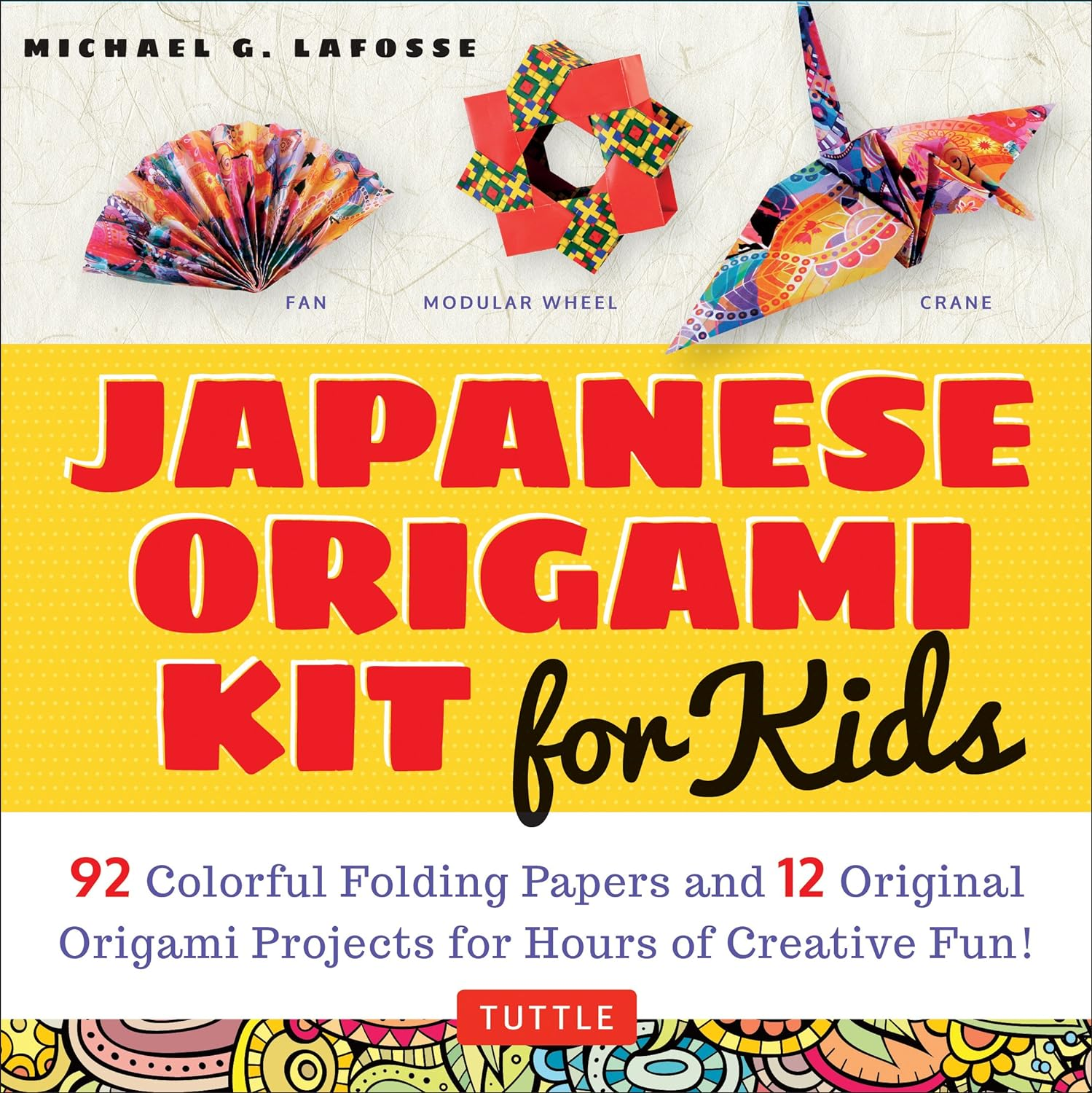 Japanese Origami Kit for Kids: 92 Colorful Folding Papers and 12 Original Origami Projects for Hours of Creative Fun! [Origami Book with 12 Projects] image number 6