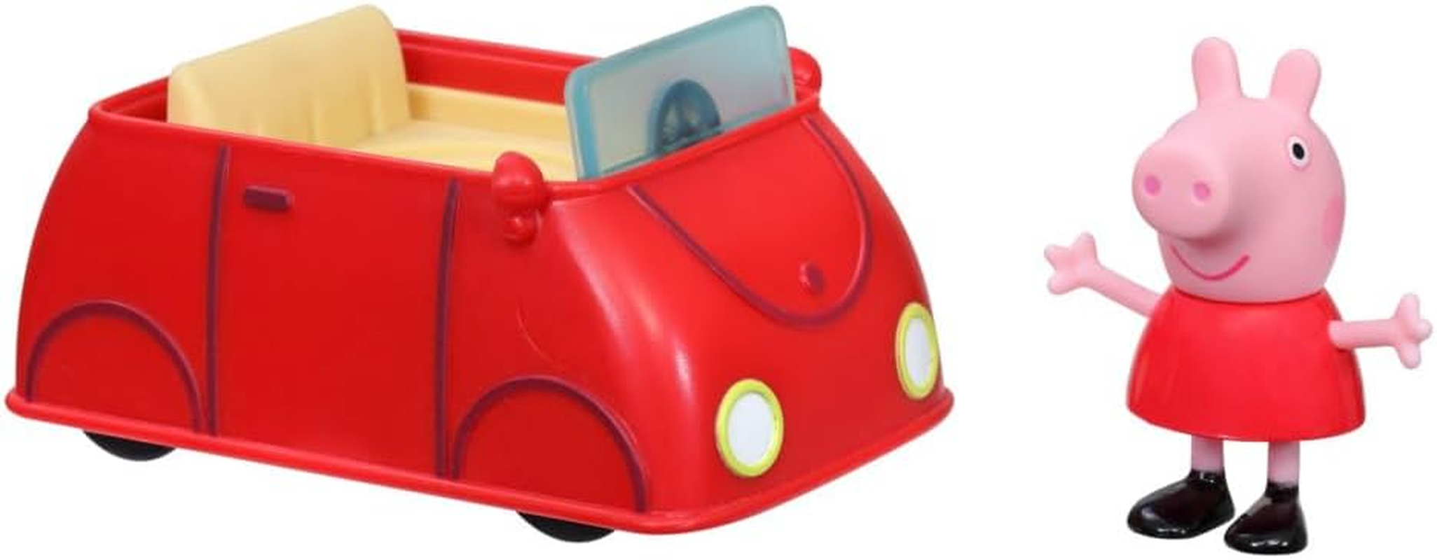 Peppa Pig - Peppa'S Adventures - Little Red Car Toy - Includes 3 Inch Peppa Pig Figure and Seat for Her to Ride in - Inspired by Tv Show - Preschool Toys for Kids - Girls and Boys - F2212 - Ages 3+ image number 3