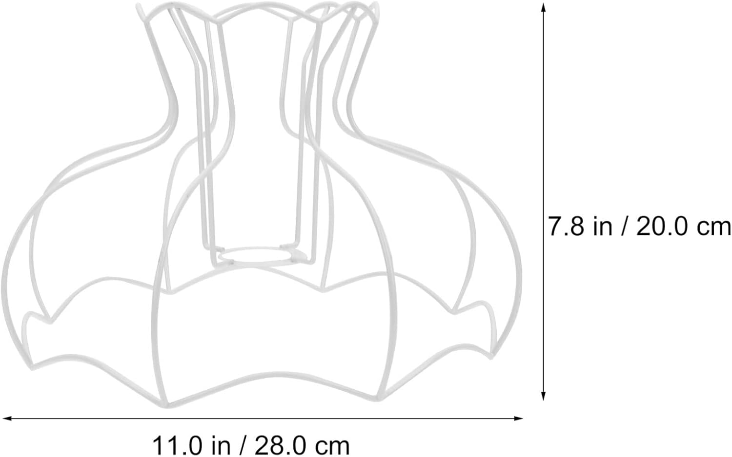 DOITOOL E27 Lampshade Frame European Style Lamp Shade Bracket DIY Lamp Support for Table and Pendant Lights Indoor Use Home and Restaurant image number 3