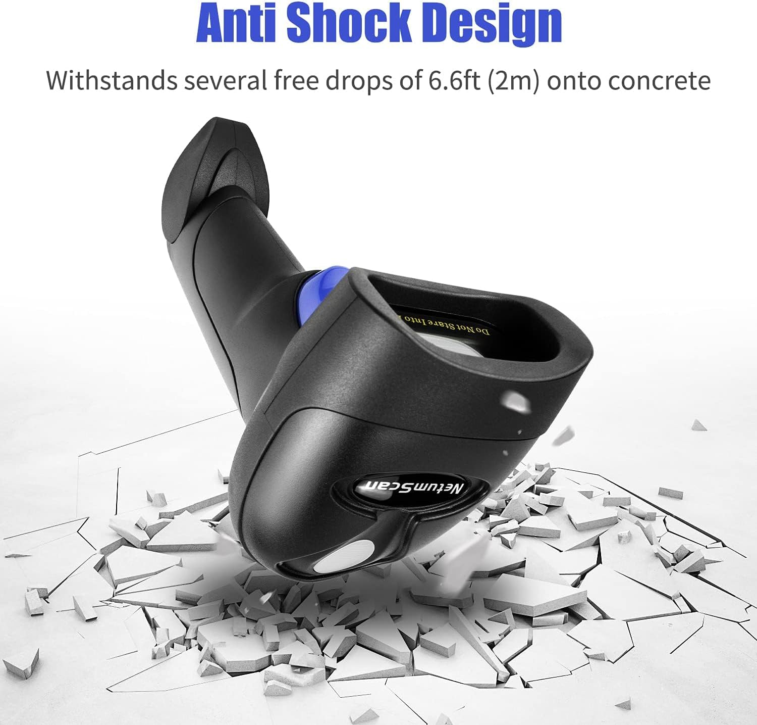 Netumscan USB 1D Barcode Scanner, Handheld Wired CCD Barcode Reader Supports Screen Scan UPC Bar Code Reader for Warehouse, Library, Supermarket image number 1