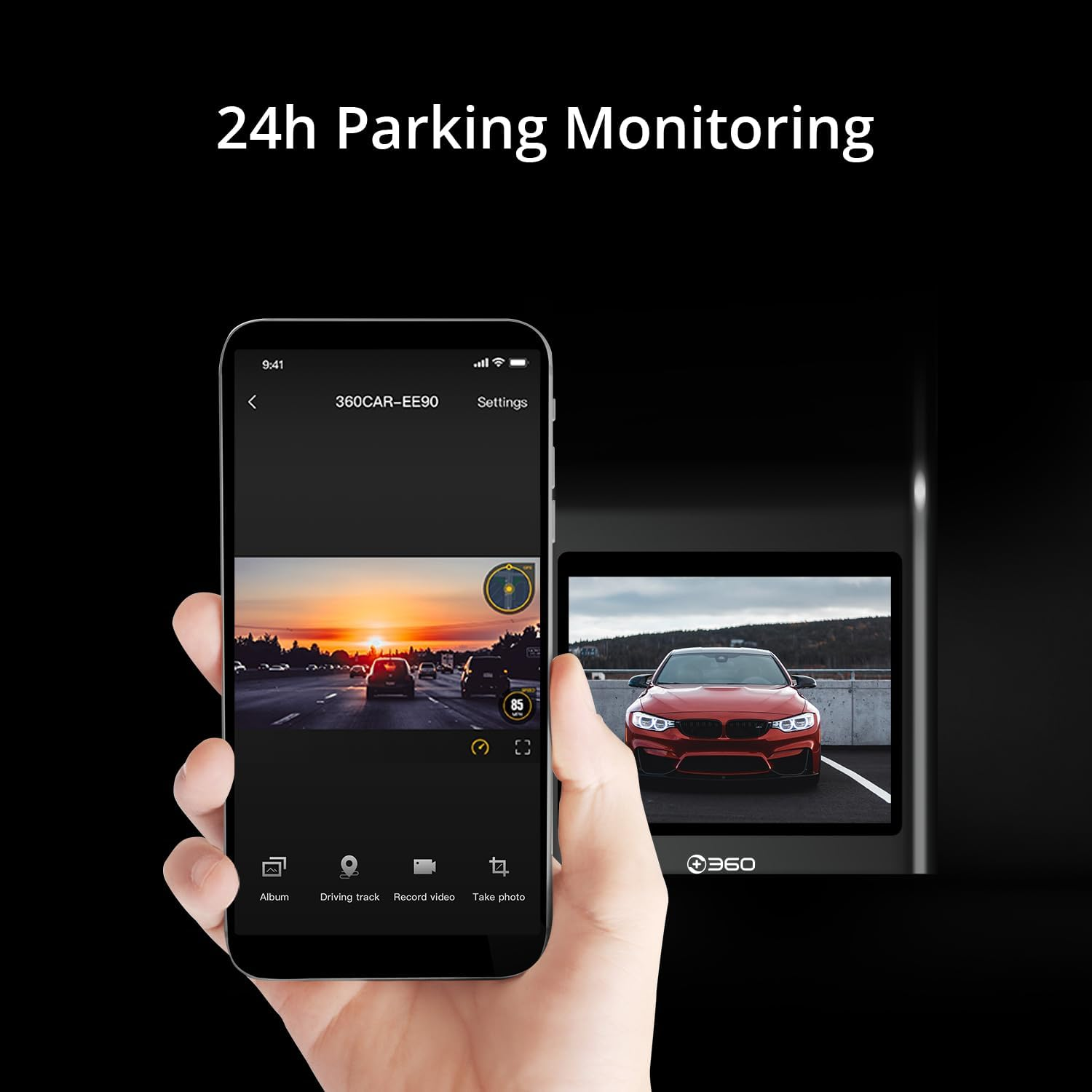 G300H Pro Dash Camera,1296P FHD Car Dashcam, 160&deg; Wide Angle Car Camera, Color Night Vision, Built in Wifi GPS, Support Google Map, 24Hr Motion Detection Parking Mode, Loop Recording(No SD Card) image number 1