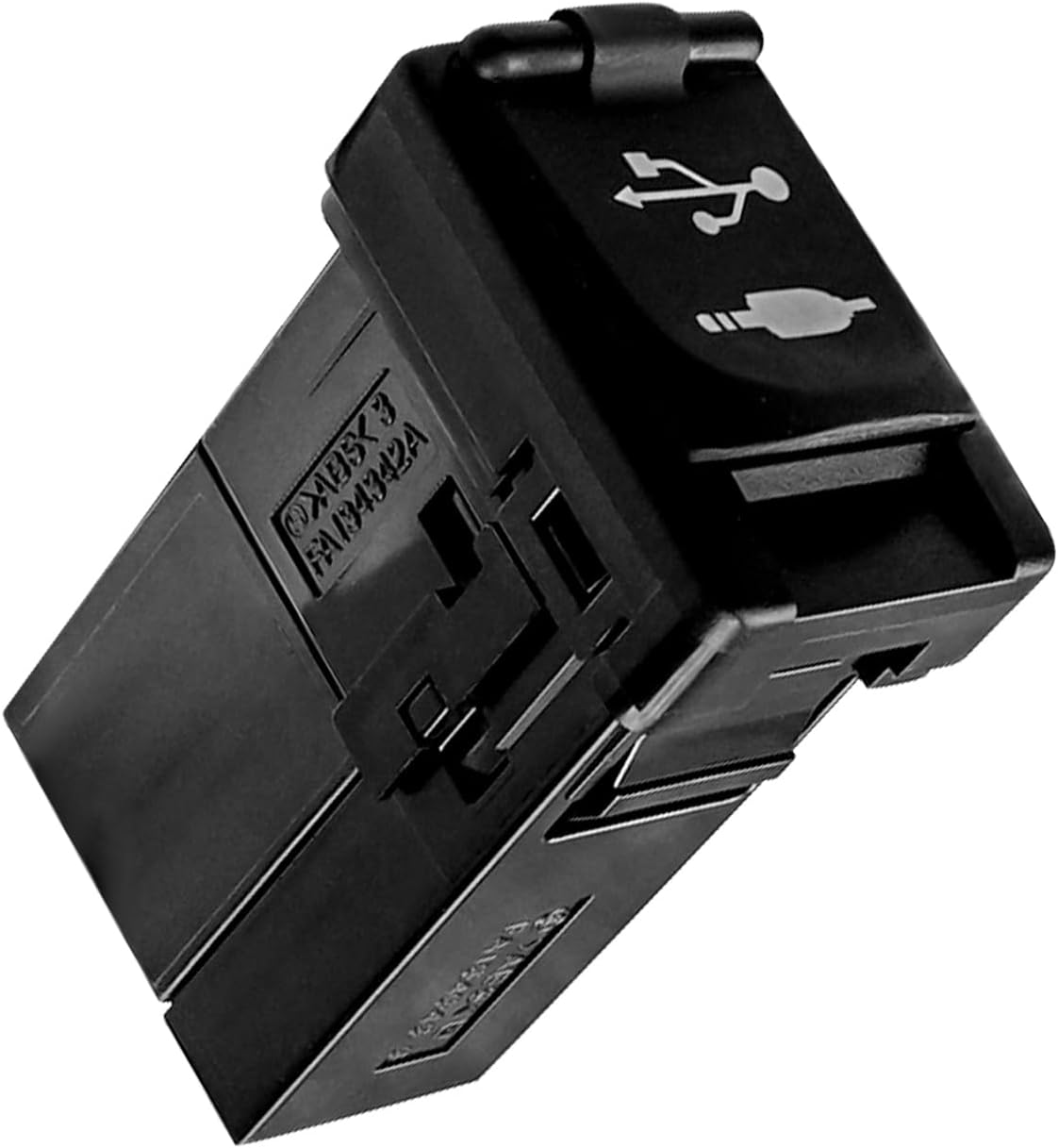 Car USB Port Adapter Socket with 4-Pin USB-A Interface and 6-Pin AUX Interface Replace 86190-0R010 86190-52060 Fit for Toyota Avalon RAV4 Camry Corolla Highlander Tacoma Prius C Sienna Yaris image number 3