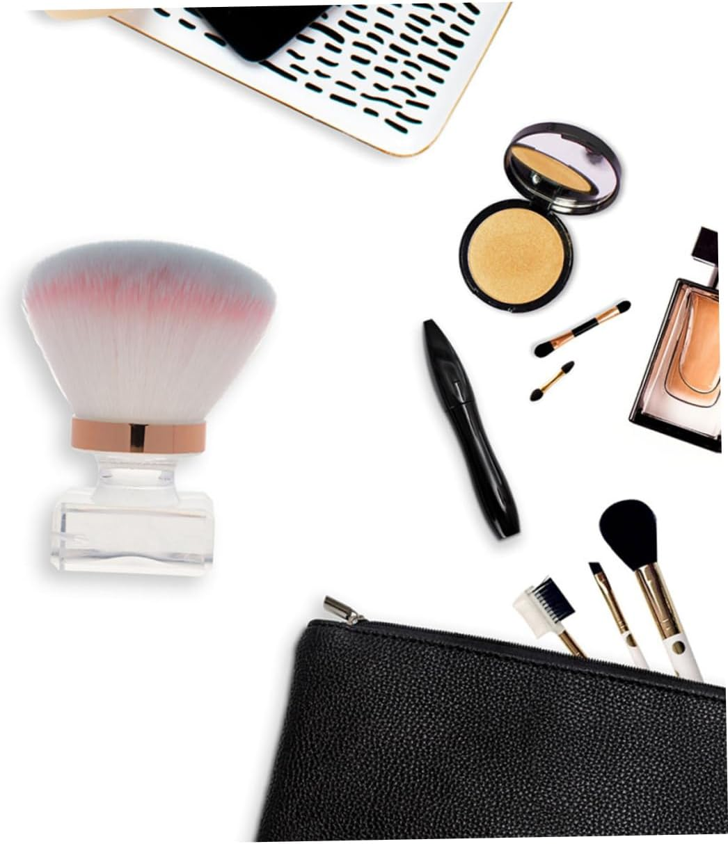 BESTYASH 2Pcs Nail Cleaning Brush Ergonomic Dust Brush for Manicure Pedicure Versatile Nail Scrubber for Fingernails Toenails image number 5