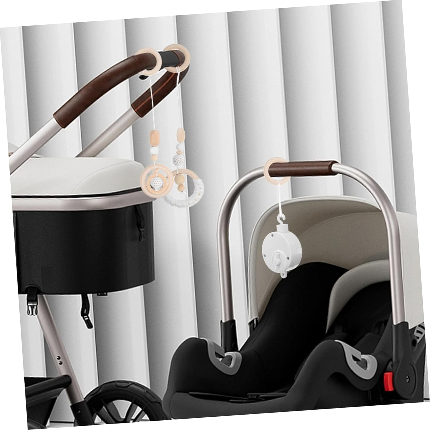 Mobestech Bed Bell Music Stand Crib Hanging Toy Design Featuring Crib Music Box Functionality for Sleeping Toy Use for Pendant Scenarios Box Appeal image number 6