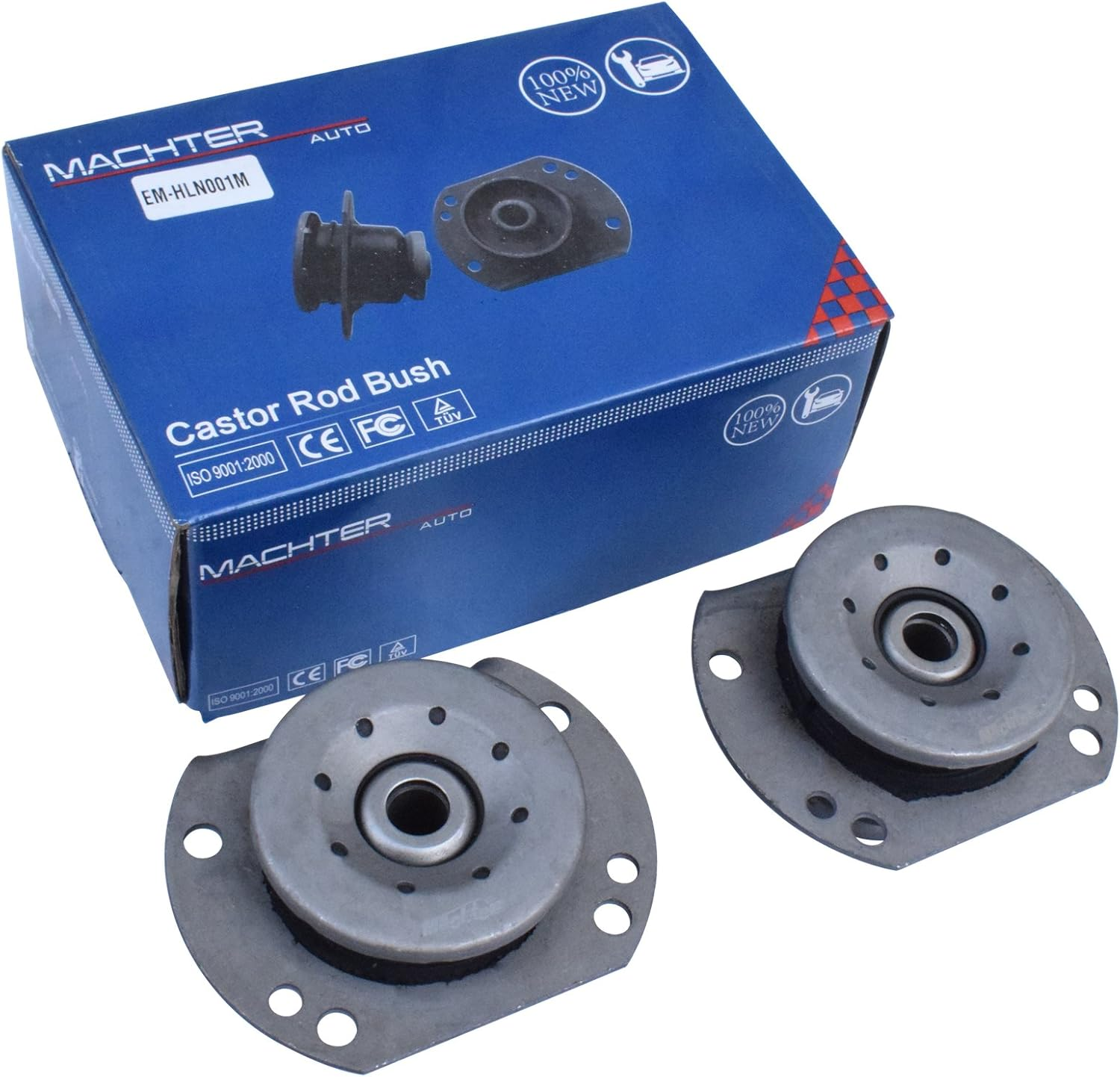 ATP Pair Front Rubber Castor Rod Bush Kit for Holden Commodore VT VX VY VZ V6 V8 1997-2006 image number 3