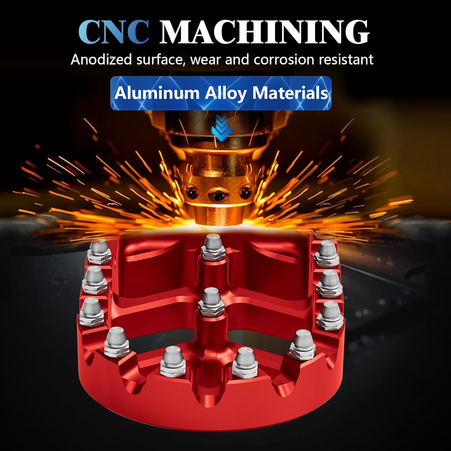 IUVWISN Electric Dirt Bike Wider Foot Pegs Footpegs CNC for Surron Sur Ron LBX Eride Pro SS 2.0 3.0 E-Ride Pro SR/S 79Bike Falcon GT Ventus One Talaria Sting MX3/R MX4 Red image number 5