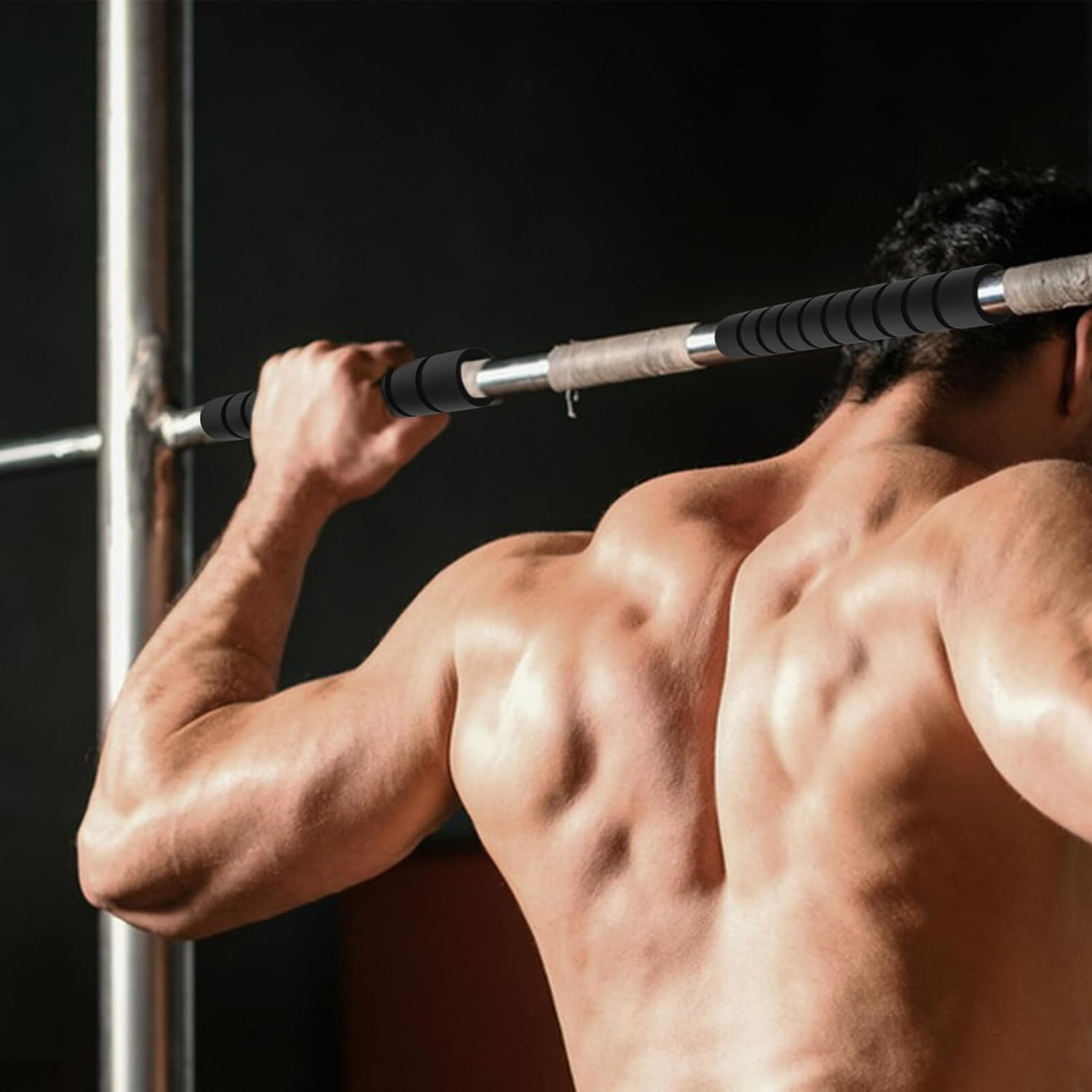 Kisangel 3Pcs Foam Tubing Grips Pull-Up Bar Grip Sleeve Sponge Foam Handle Cover Handlebar for Horizontal Bars Protector Pad image number 5