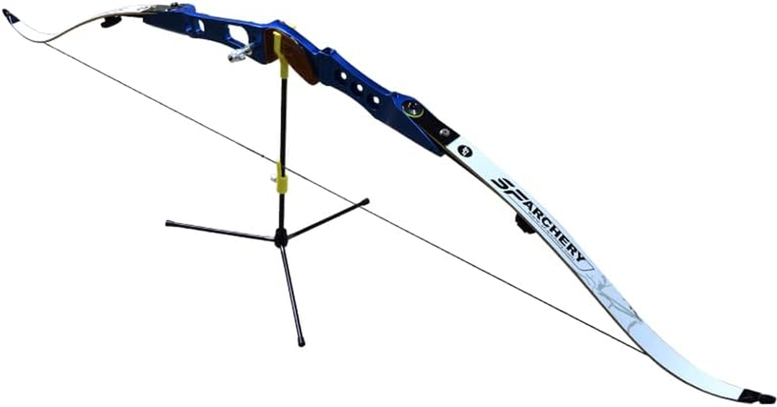 YLS Archery Bow Stand Recurve Bow Compound Bow Stand Rack Holder Legs 18.9" Height - Dark Blue image number 6