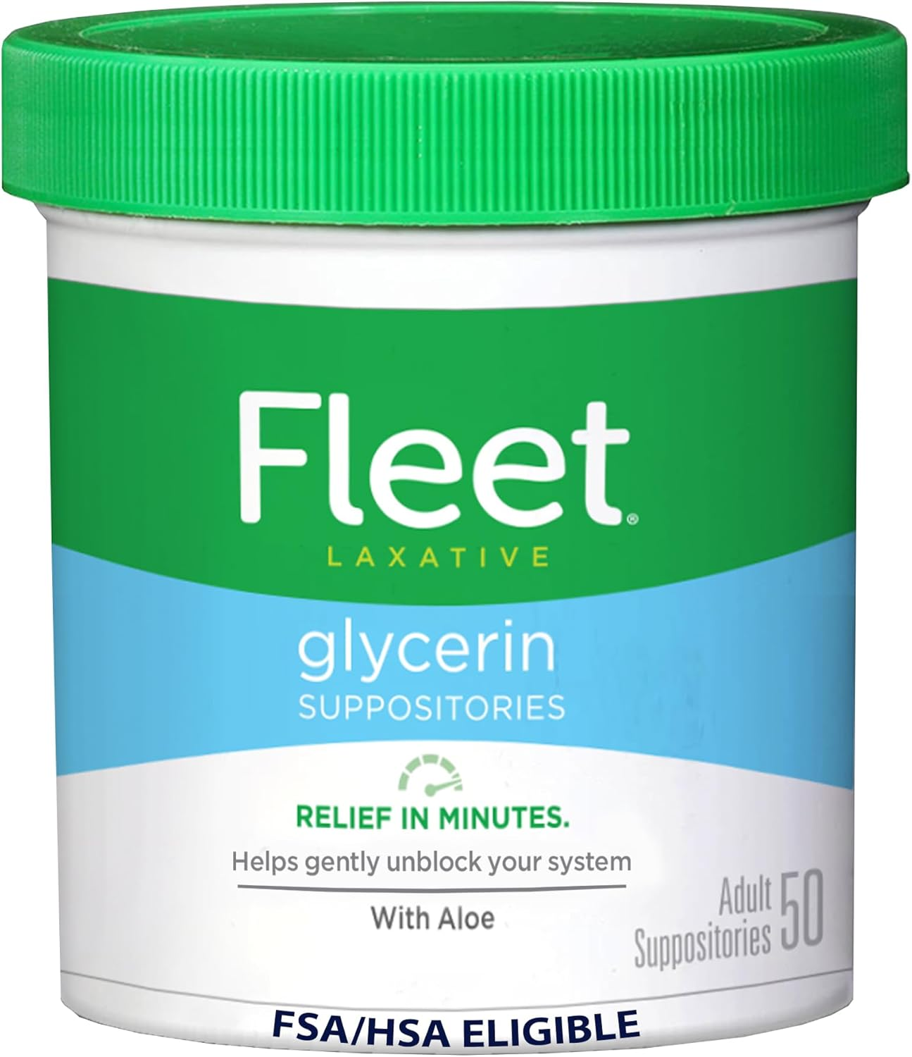 Fleet Glycerin Suppositories Adult Laxative Jar, 50 Each image number 5