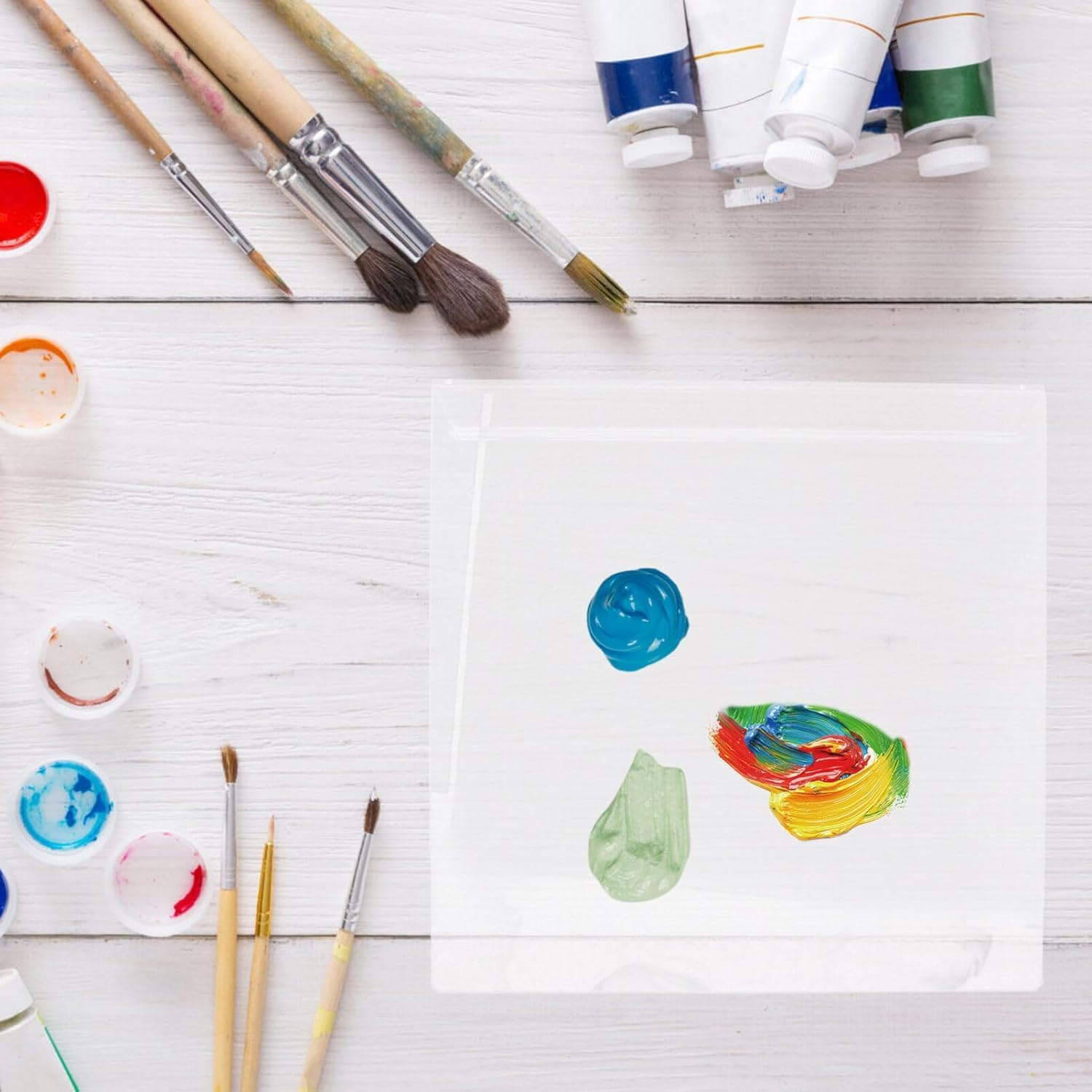 WADY 1Pcs Desk Slant Board Acrylic Ergonomic Writing Slope Writing Slant Board Acrylic Slant Board Drawing Slant Board Painting Board Rack Great as Classroom Tool for Writing Reading (Transparent) image number 4