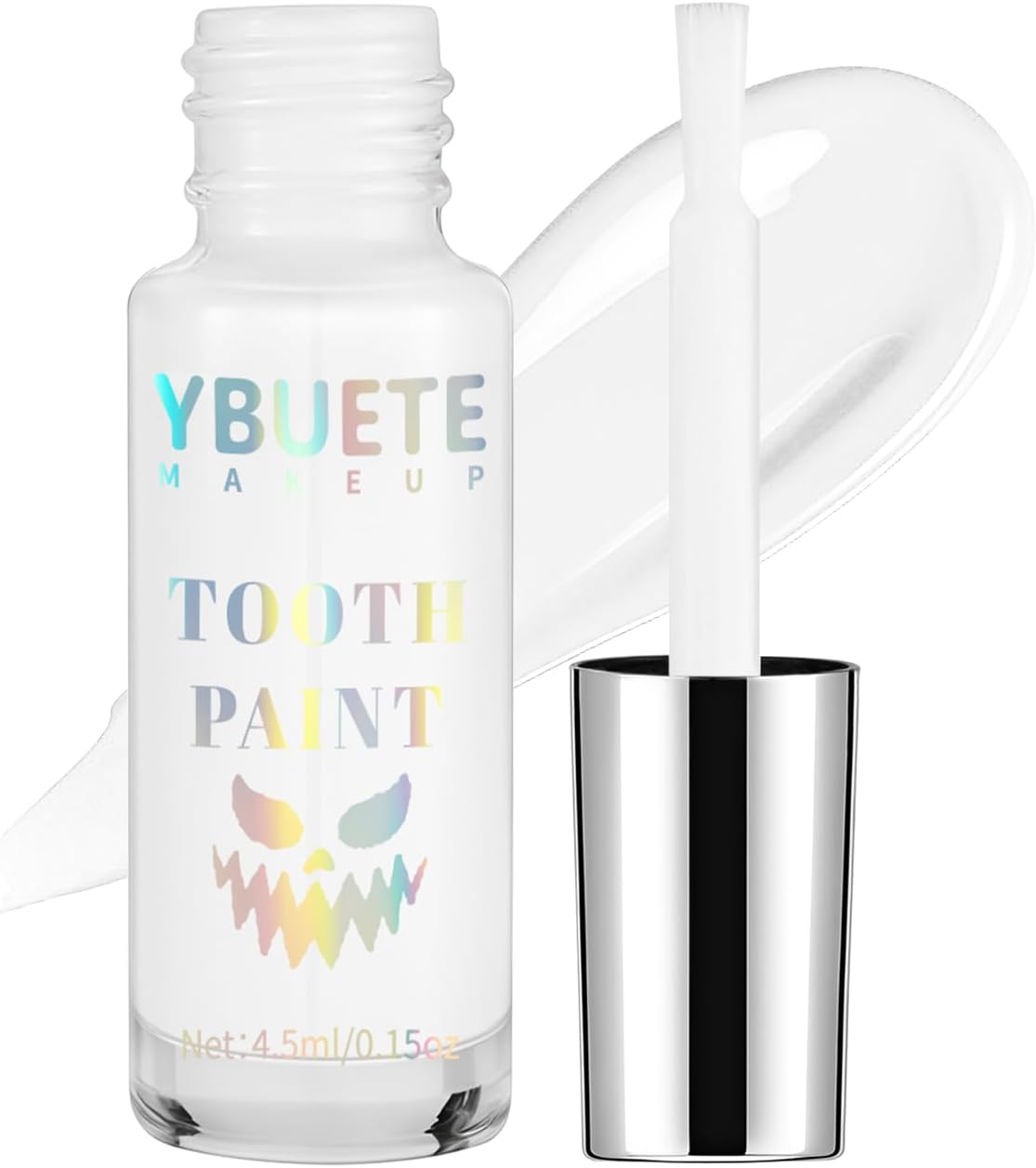 YBUETE Halloween Black Tooth Paint, Temporary Black Teeth Paint for Cosplay, Safe,Quick Dry Realistic, Special Effects Makeup for Theater,Halloween Clown Skeleton Zombie Vampire Costume Makeup