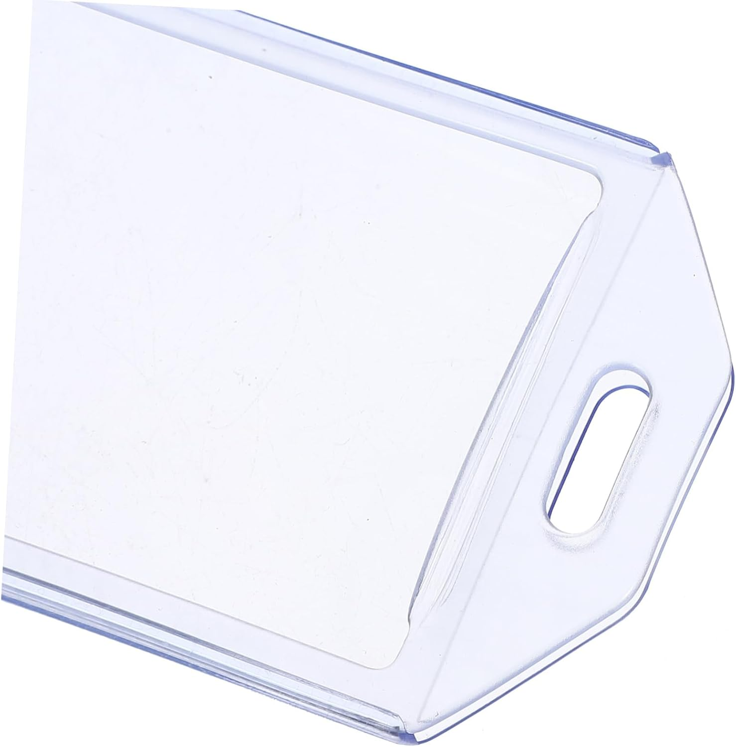 EXAOMBLE 10 Pcs PVC Luggage Tag Holders with High Transparency for Travel Suitcases Badge Id Card Sleeves for Women Men Flexible Protective Labels for Backpacks and Handbags image number 6