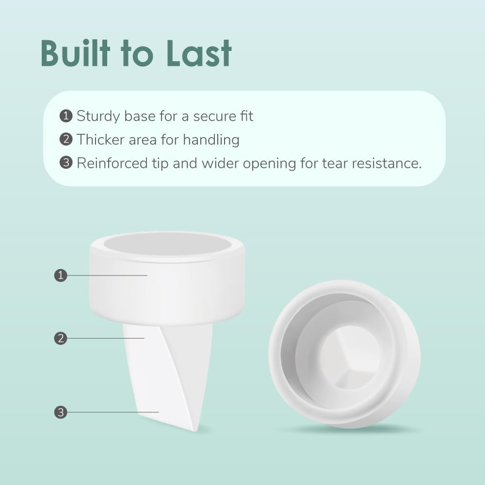 Maymom Pump Parts Compatible with Spectra S1 S2 9 plus Breastpumps Backflow Protector Duckbill Valve Tube Not Original Spectra Replacement Pump Parts image number 1