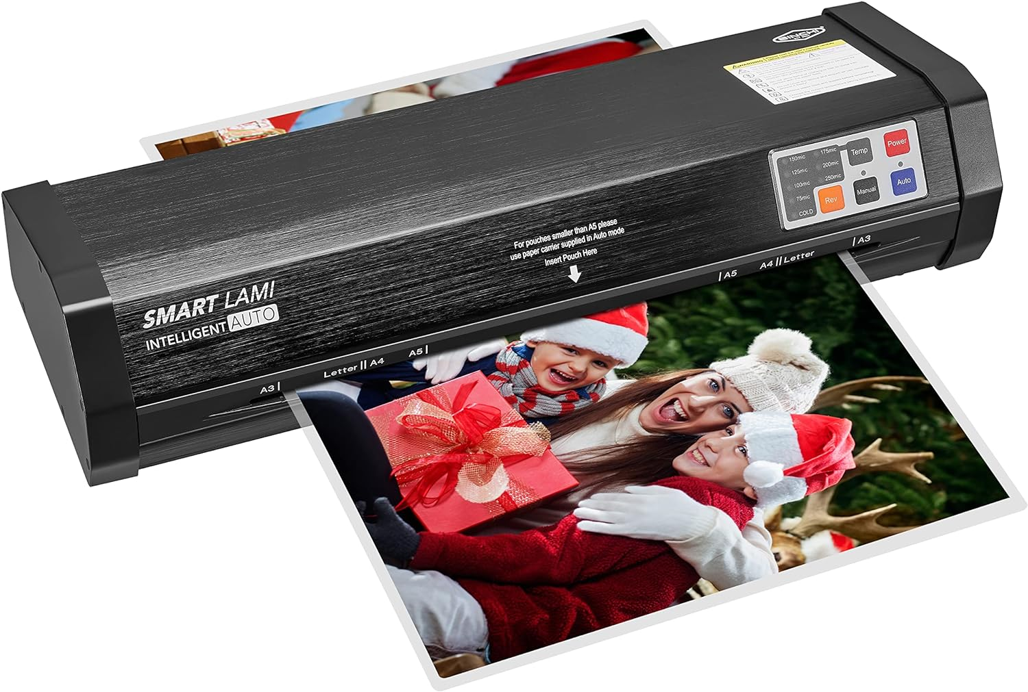 SINCHI 75-250 Mic, Auto Sense, Heavy Duty, A3-Size Thermal Laminator Machine for Business/Office/School, Never-Jam 50-Second Warm-Up Laminating Machine, Foil Applicator as Well image number 6