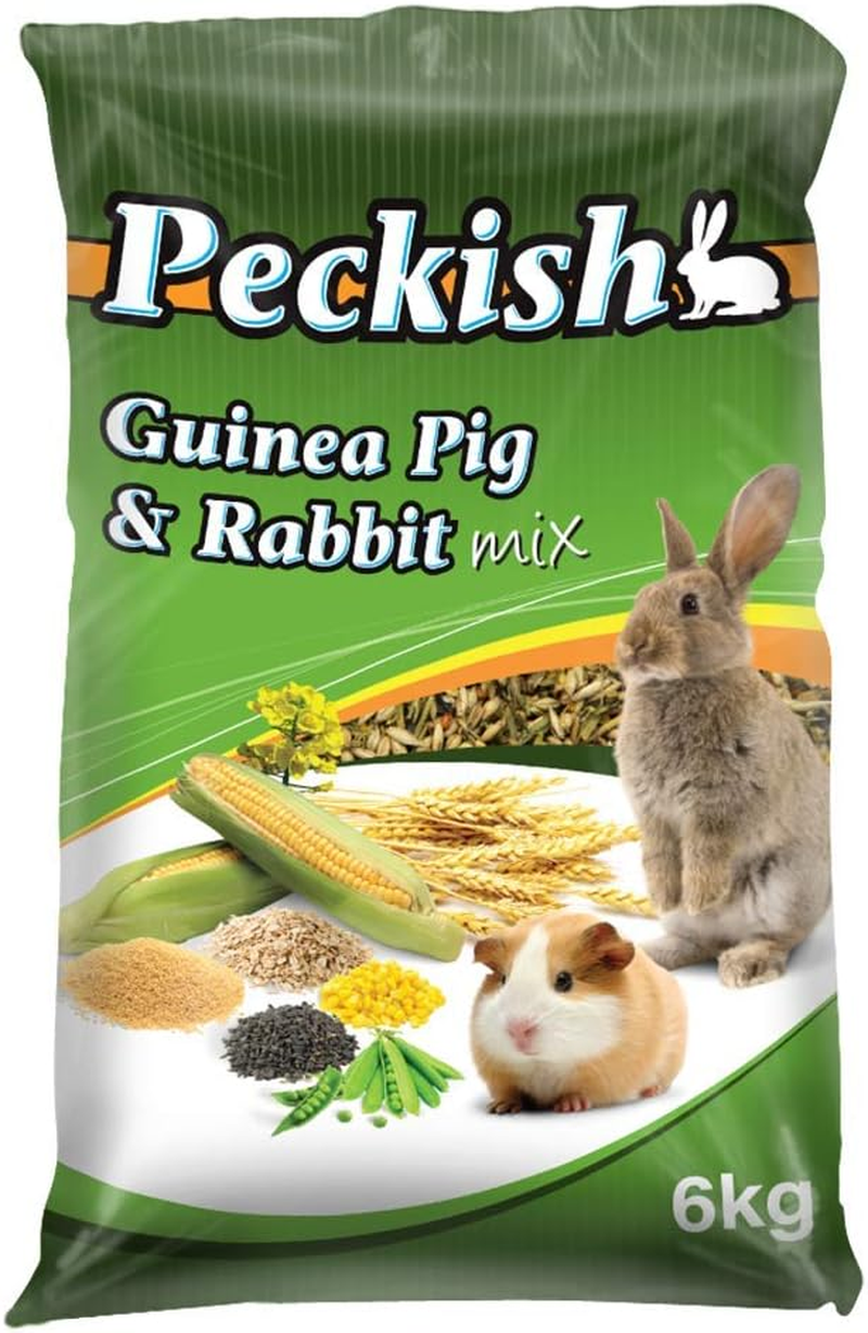 Peckish Guinea Pig & Rabbit Pellets 20Kg, Natural - Balanced Fiber and Protein, Suitable for All Guinea Pigs and Rabbits, Nutritionally Balanced with Added Vitamin C - Ideal for Daily Feeding image number 2