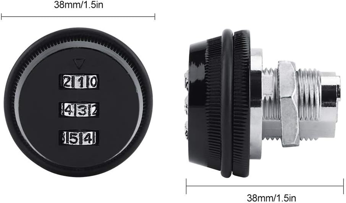 Security Lock Boxes, Combination Security Case Zinc Alloy Support Multi Number Combinations, Portable Safe Box for House Cabinets Drawers Mail Box image number 1