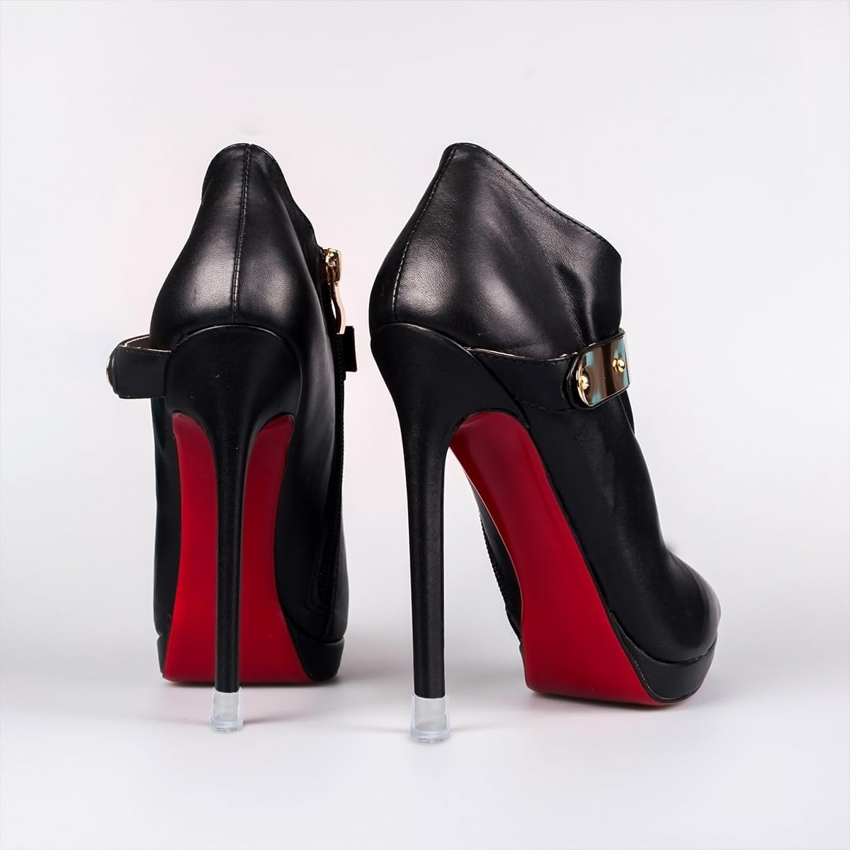 WELANE High Heel Protectors, 8 Pairs White and Black High Heel Stoppers for Grass, Weddings, Formal Occasions (4 Sizes) image number 4