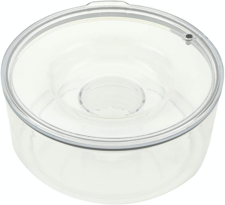 Slopper Stopper Dripless Water Bowl - Tritan Plastic Bowl Unit - for Large Breed Dogs 51-85 Lbs, 9.84&rdquo; Dia, 1 Gallon Capacity