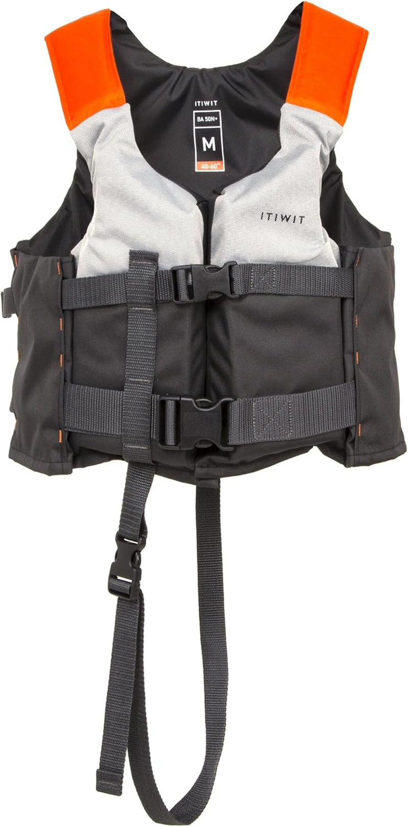 Itiwit Decathlon Ba 50N+ Buoyancy Aid Vest Carbon Grey Size >80 Kg - Life Vest image number 4