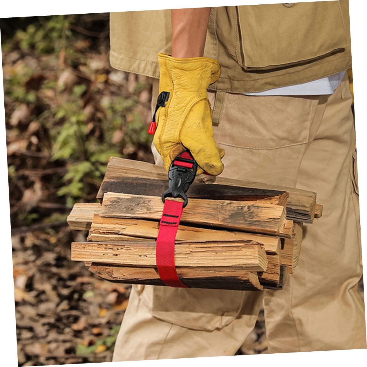 Ipetboom 2Pcs Nylon Camping Packing Strap Buckle Luggage Bundling Belts for Travel Tie down Quick Release Buckle for Outdoor Gear image number 1