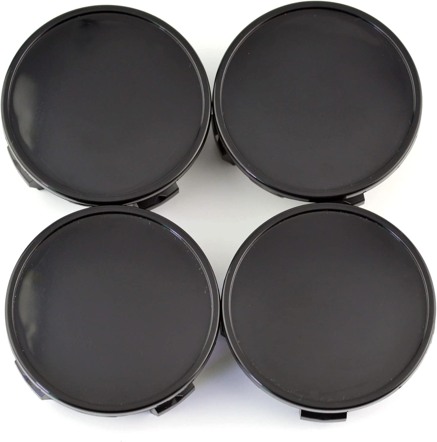 Set of 4 Hub Centre Caps Outer Diameter 62Mm, Clip Diameter 55.5Mm for 2004-2015 Corolla 2004-2007 RAV4 Black Wheel Center Cap image number 6