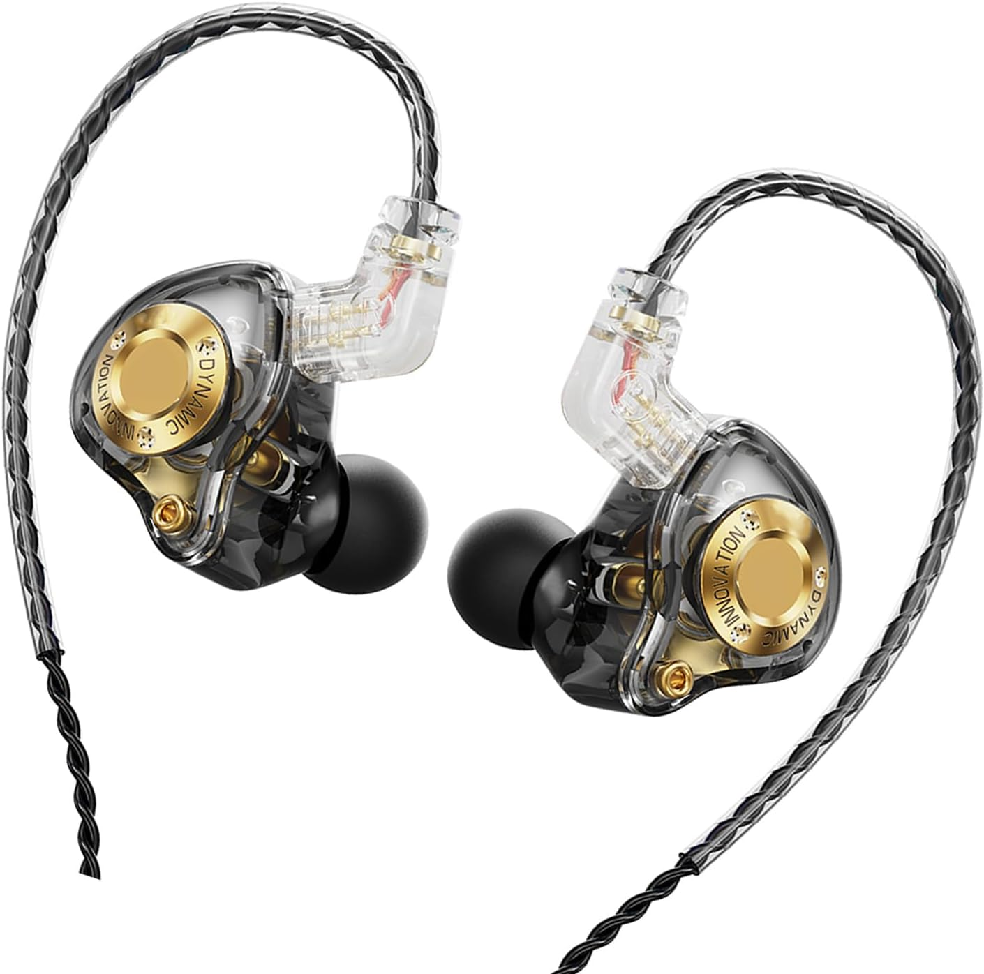 Gaming Earphones with Detachable 2-Pin Cable, Enhanced Bass for Immersive Sound - In-Ear Headphones for PC Gaming, Mobile Music, Travel