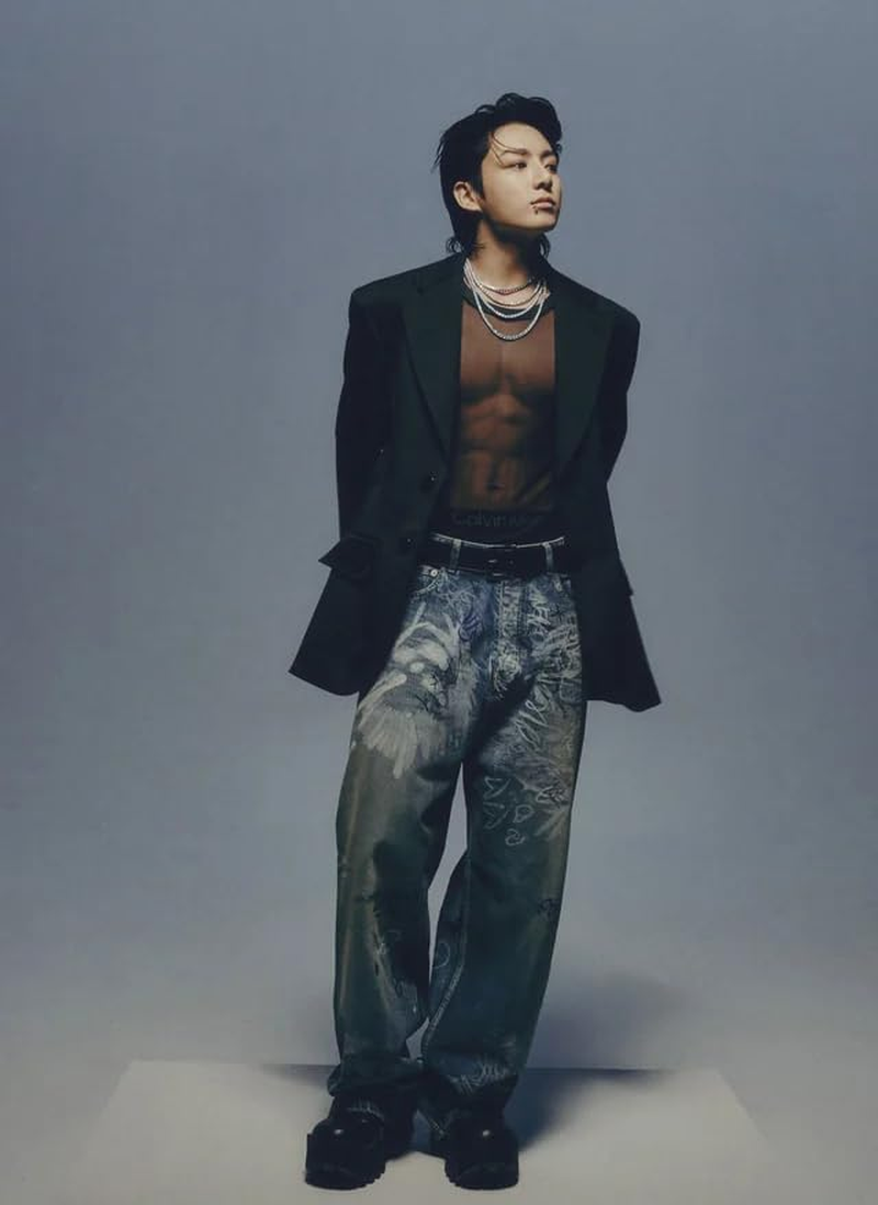 BTS Jungkook Golden 1St Solo Album Standard SHINE Version Cd+1P Folded Poster on Pack+64P Photobook+2P Postcard+2P Photocard+2Ea Symbol Sticker+Tracking Sealed JUNG KOOK image number 3