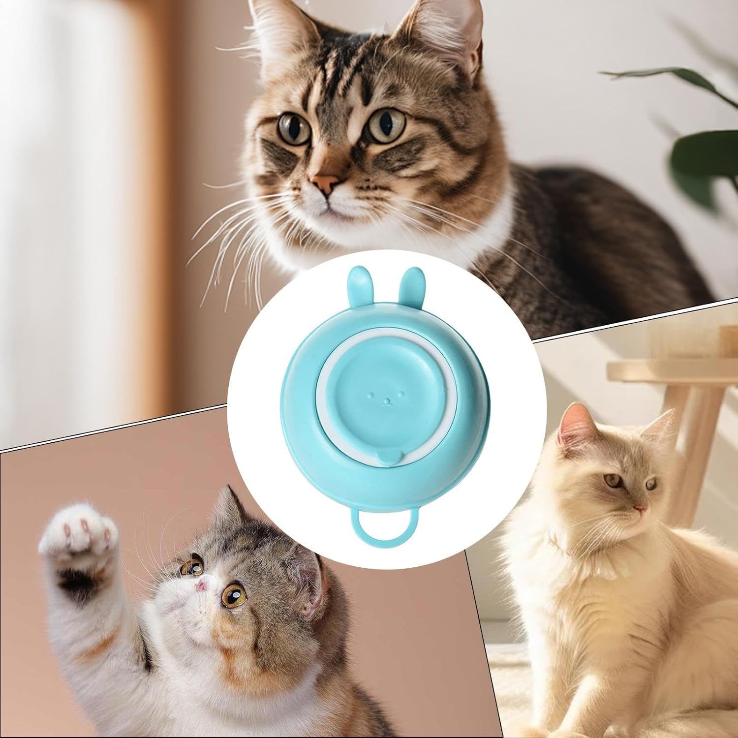 Dog Bath Brush, Silicone Comb in Shape for Puppies, Brush for Dog Bath, for Massage, Washing, Shampooing, Hair and Grooming for Pets Such as Cats and Puppies image number 4