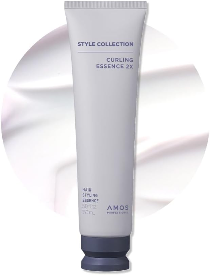 AMOS PROFESSIONAL Curl Defining Cream 2X | for Wavy and Curly Hair | Anti-Frizz Hair Styling Gel, 2 in 1 Hydrate and Smooths, Korean Hair Essence, 5.1 Fl. Oz