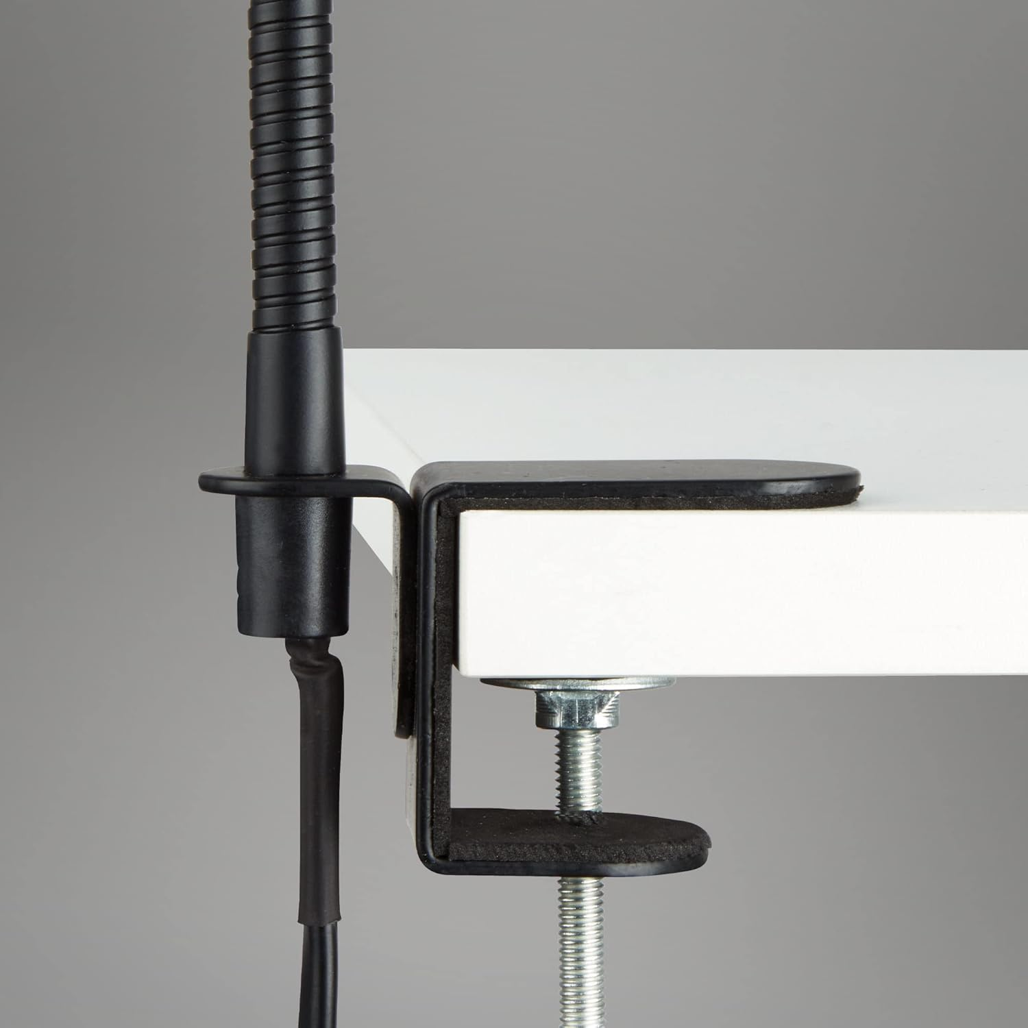 BRILONER Leuchten 2603-015 Retro Clamp Light Reading Lamp with Flex Arm with On/Off Switch 1X E14 Max. 25 Watt Metal Black/Gold image number 5