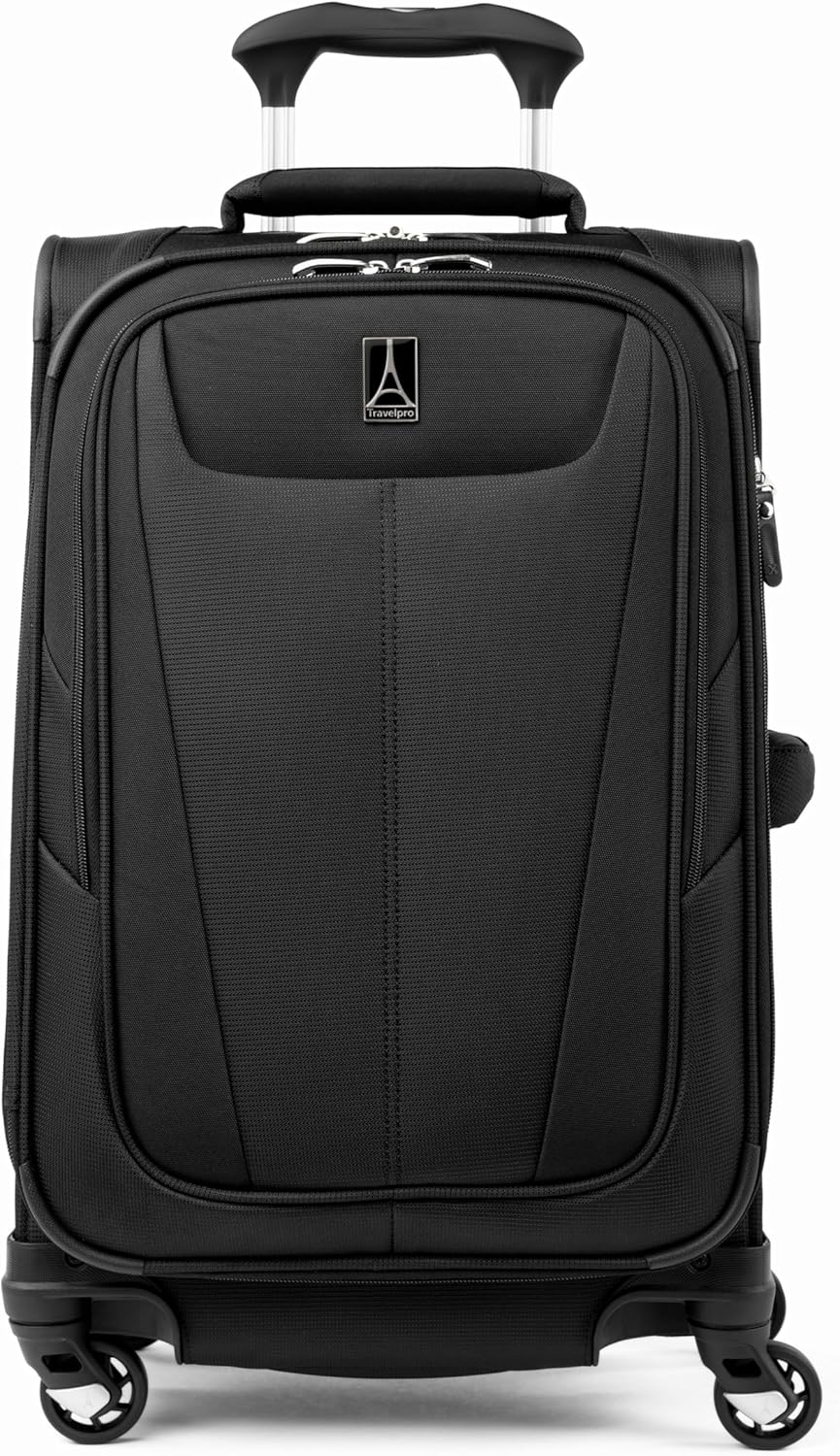 Travelpro Maxlite 5 Softside 2Pc Set Expandable Carry on Luggage with 4 Spinner Wheels/Soft Underseat Tote, Lightweight Suitcase, Men and Women, Black, Carry-On 21-Inch, Maxlite 5 Softside Expandable image number 4