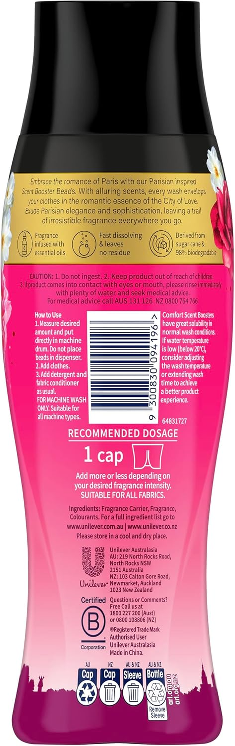 Comfort Paris in Wash Fragrance Booster 425 G image number 3