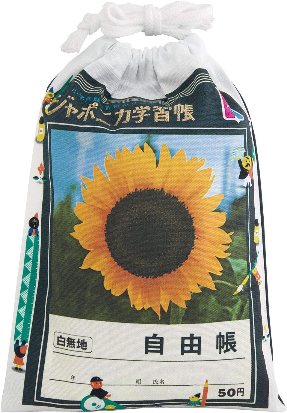 Showa Note 727998002 Japonica Stationery Series 2, Drawstring Bag, B Pattern