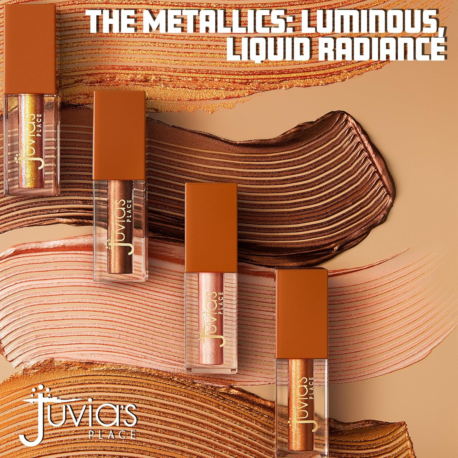 Juvia'S Place Coffee Shop Liquid Eyeshadow - Coffee Cake Matte - Metallic Caf&eacute; Royale image number 4