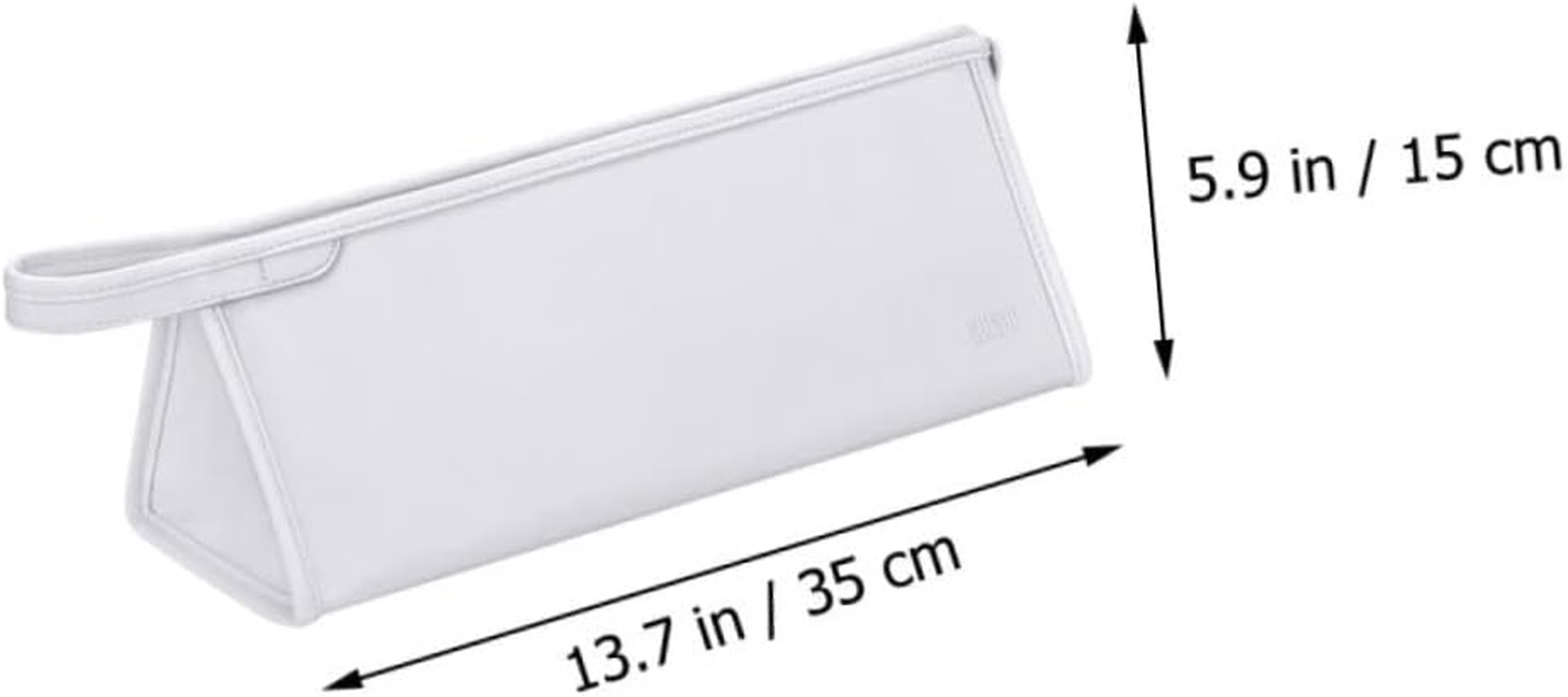 OFFIGAM Portable Hair Dryer Case Splash Dustproof Organizer Bag for Hair Curlers Accessories Capacity Lightweight Travel Storage image number 5