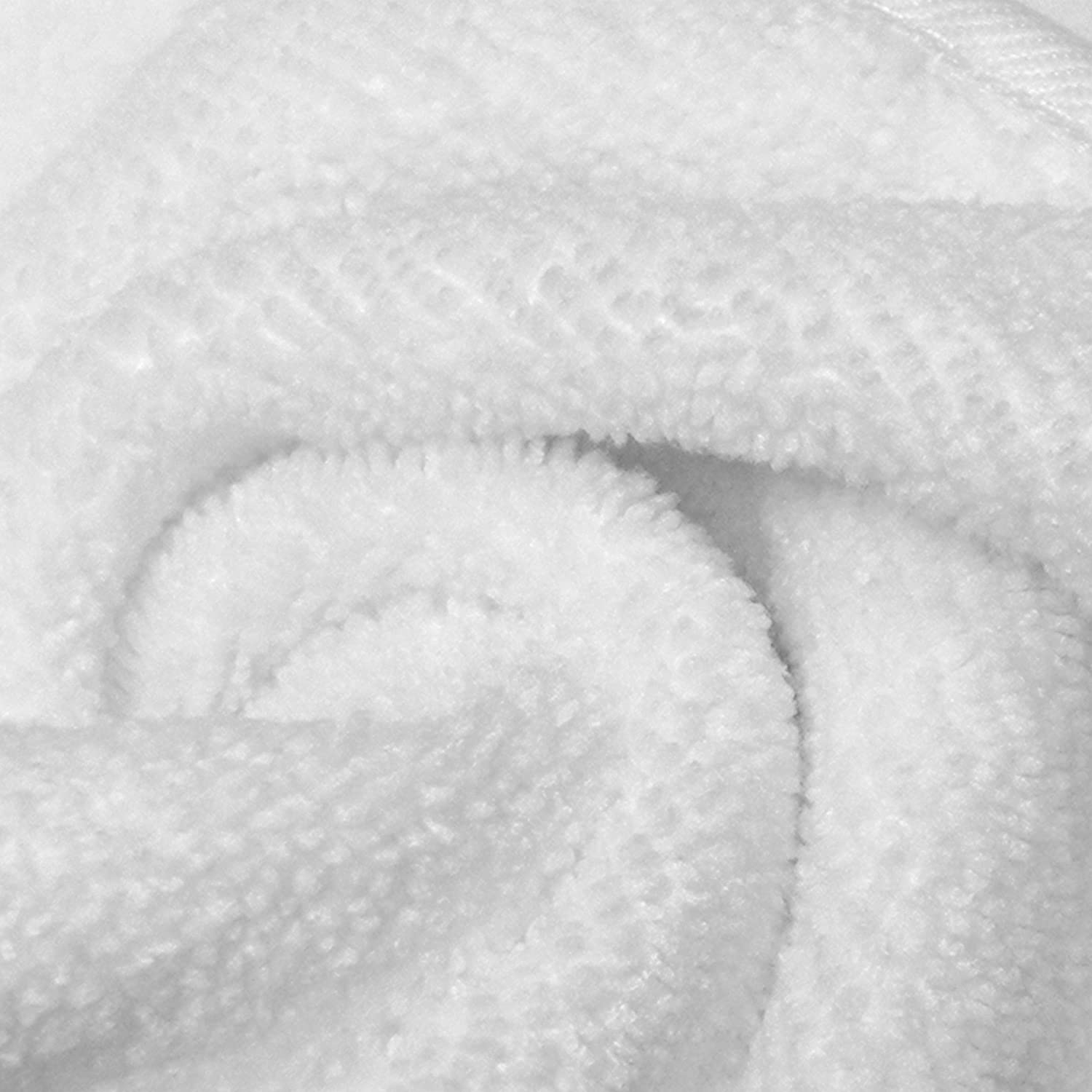 Polyte Premium Hypoallergenic Chemical Free Microfibre Makeup Remover and Facial Cleansing Cloth 6 Pack (20X20 Cm, Gray/White) image number 5