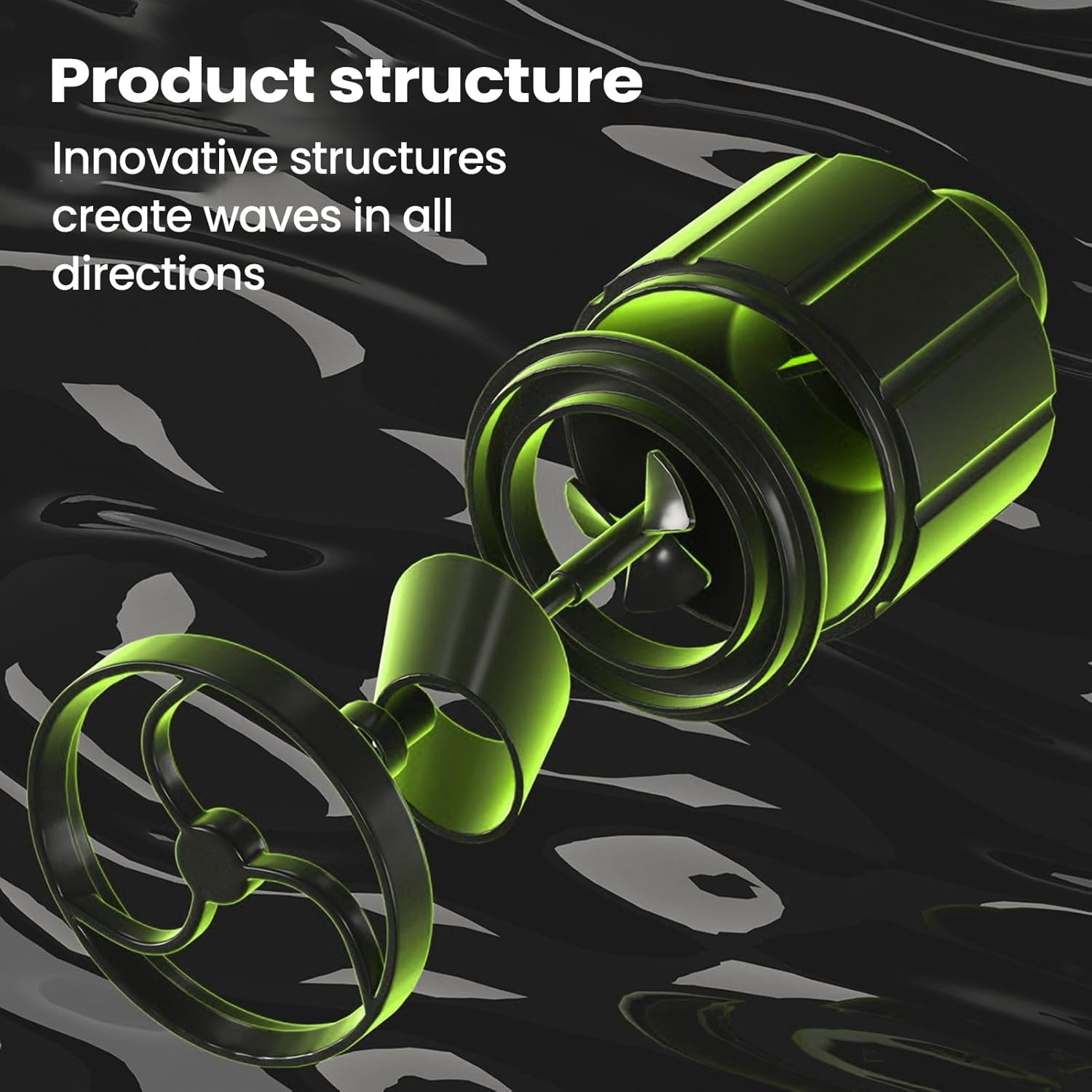 Water Circulation Pump - Glowing Aeration System,Water Flow Pump,For Draining Change Oxygen Aeration Pond Saltwater Pool Bird Bath image number 1