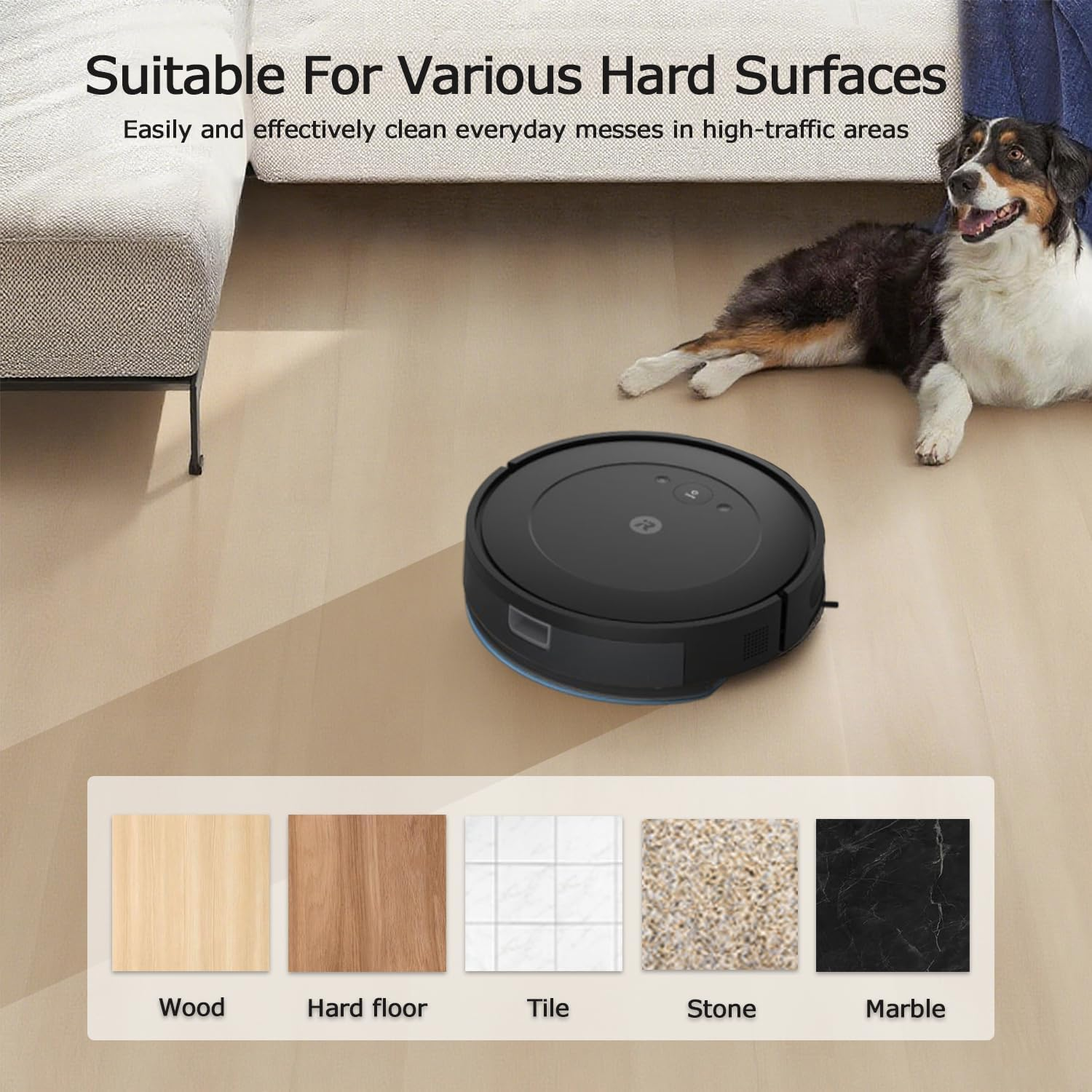 Hard Floor Cleaner Concentrate Solution Compatible with Roomba Combo 104/105/405/505, Essential, I5/I5+, J5/J5+, J7+, J9+, Braava Jet 240 & M6, Residue-Free Floor Cleaning Solution, 473Ml (2 Pack) image number 5