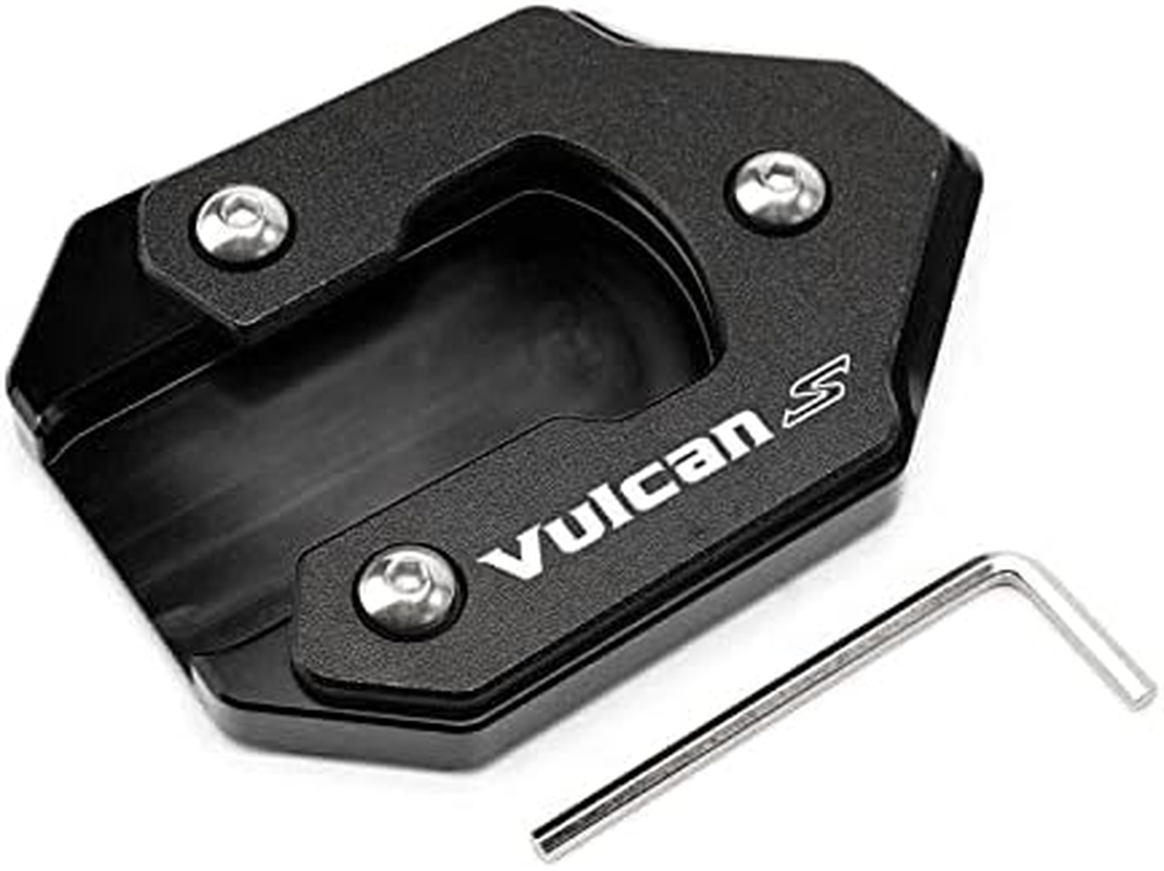 MOWOK Motorcycle Kickstand Pad Support Fits for for KAWASAKI Vulcan S 650 VN650 2015-2021 2022 2023 2024 Side Stand Plate Pad