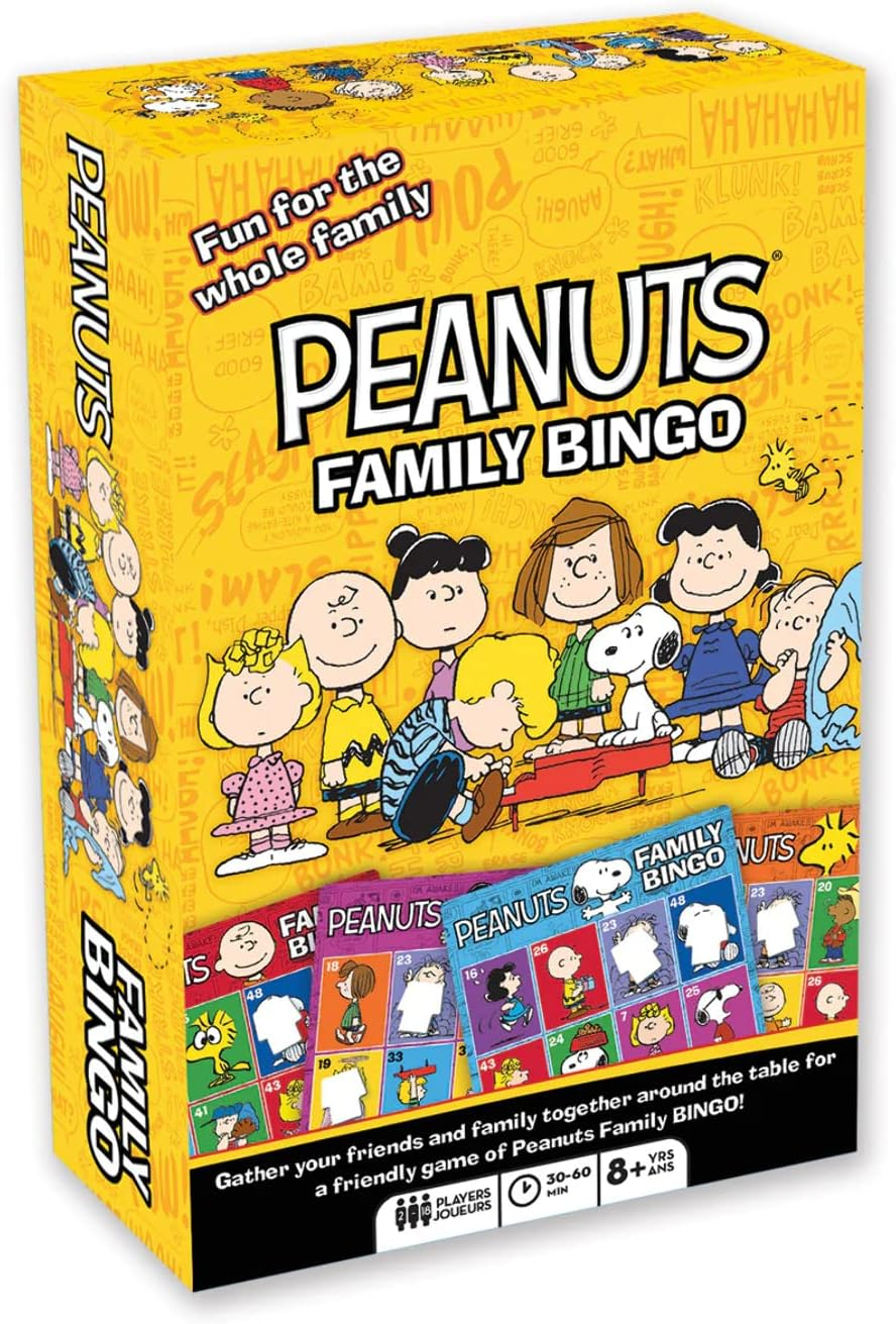 Aquarius Peanuts Family Bingo Game image number 1