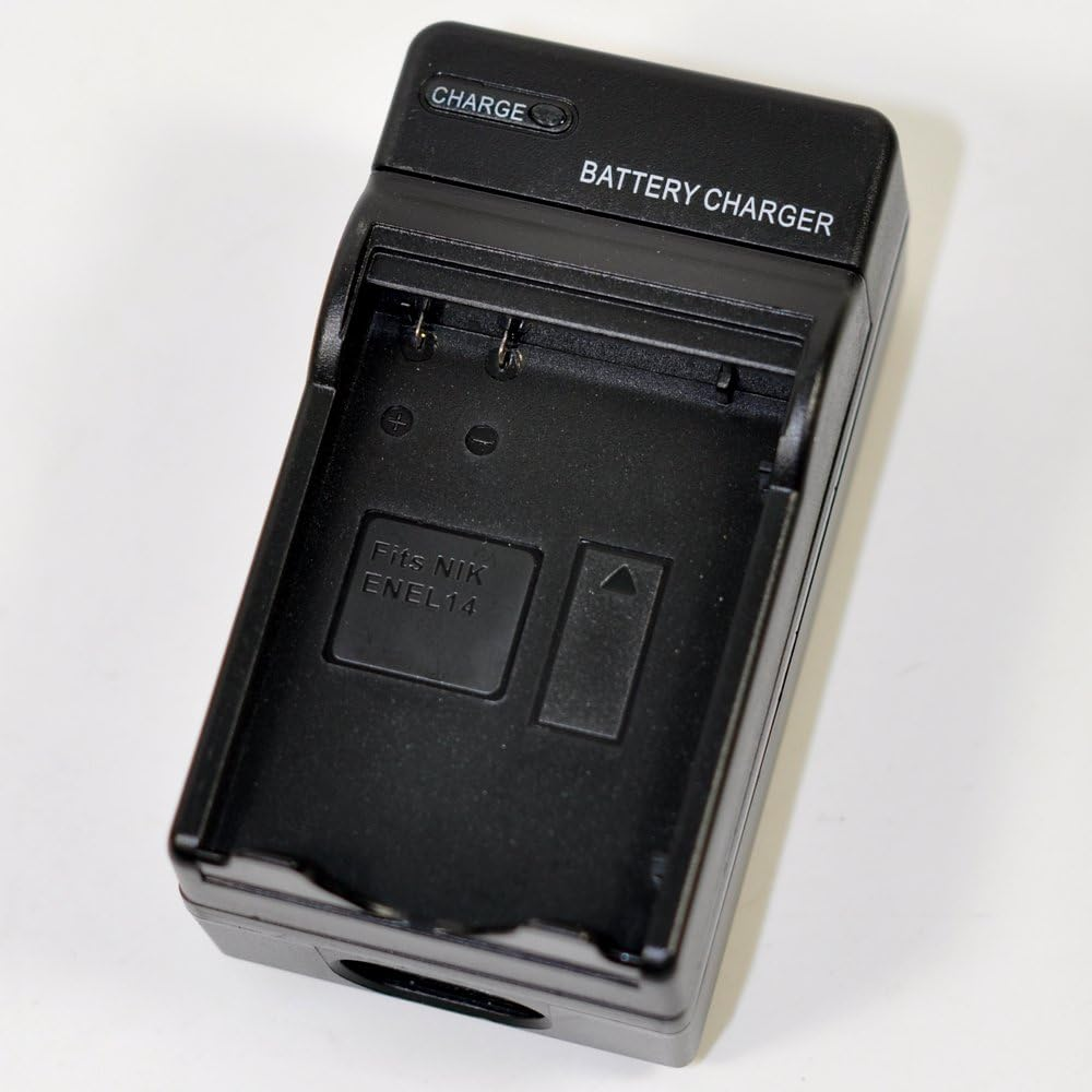 Single AC/DC Mains/Car Battery Charger for Nikon En-El14A EN-EL14 ENEL14 D3300 D3400 D5300 D5500 D5600 D3200 D5200 D5100 DF Coolpix P7000 P7100 P7700 P7800 Camera image number 6