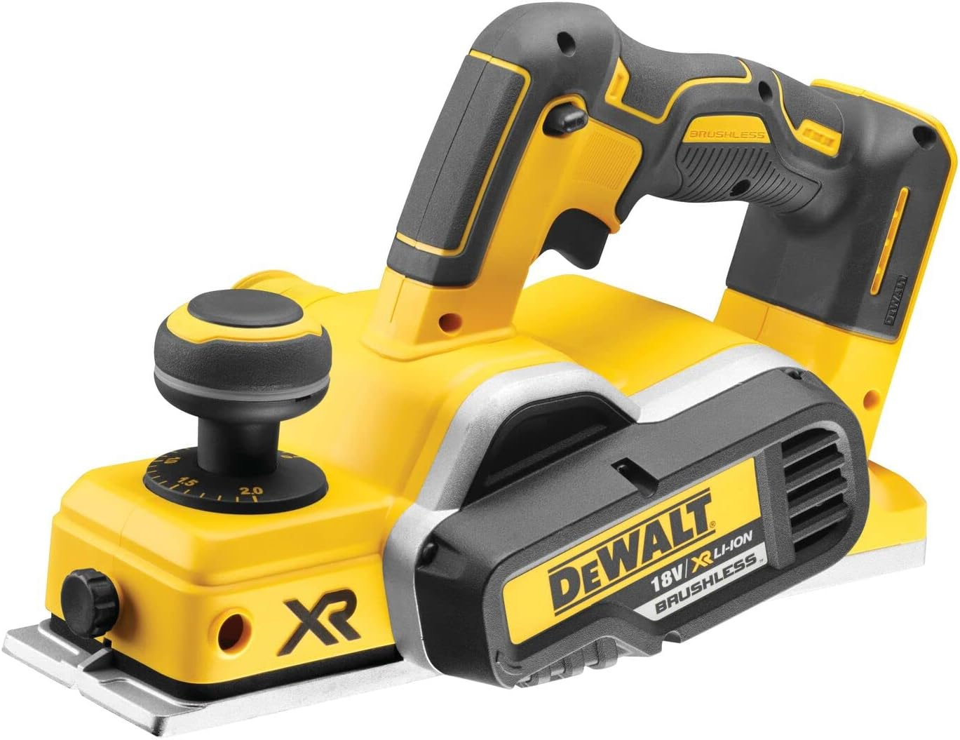 DEWALT DCP580N XR Brushless Cordless Planer - 18V Li-Ion - Yellow 18W image number 4
