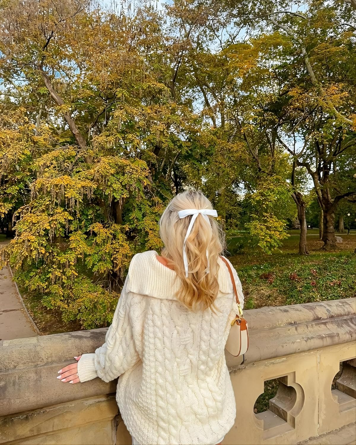 4 Pcs Four Elegant Satin Bow Hairpins, Long-Tailed Hairpins for Women and Girls, for Daily Wear, Weddings, Parties, Photography, Balls and Special Occasions (White) image number 3