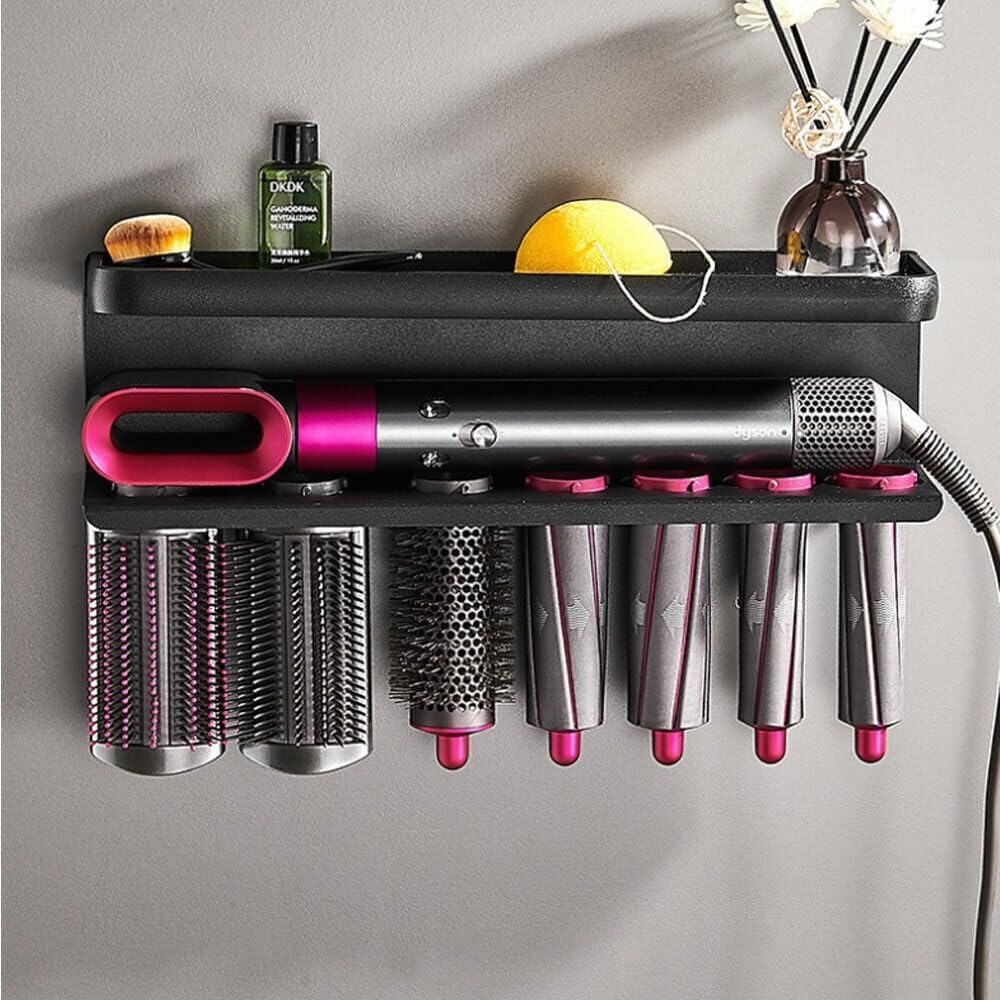 Youngly Storage Holder for D Yson Airwrap Curling Iron Wall Mounted Rack Bracket Stand image number 1