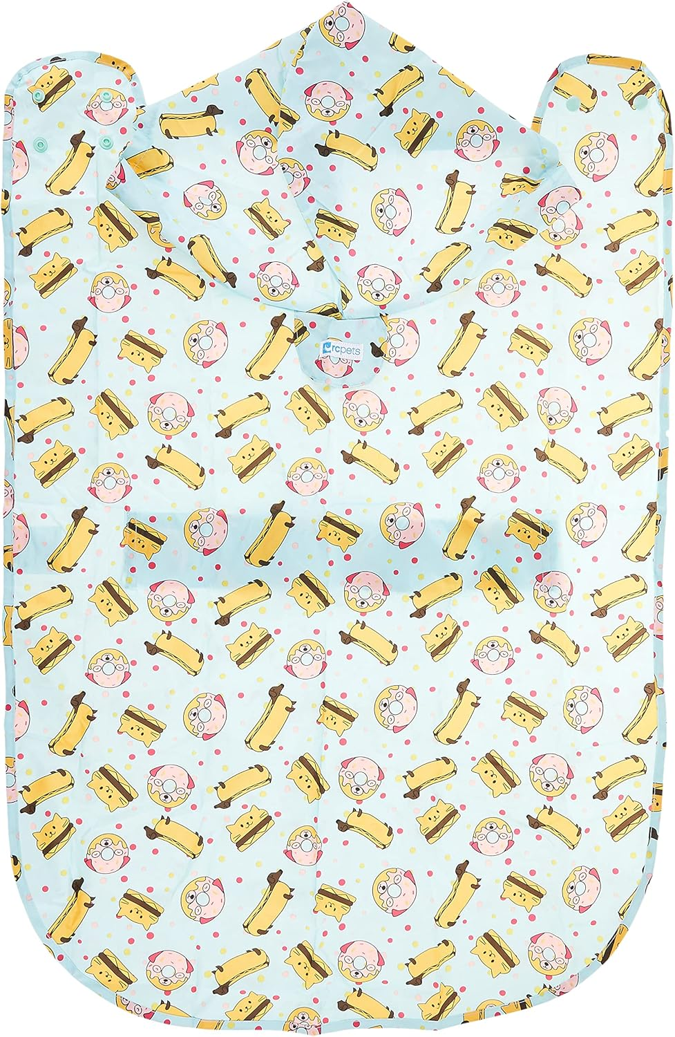 RC Pet Products Packable Dog Rain Poncho Crimson - X Large