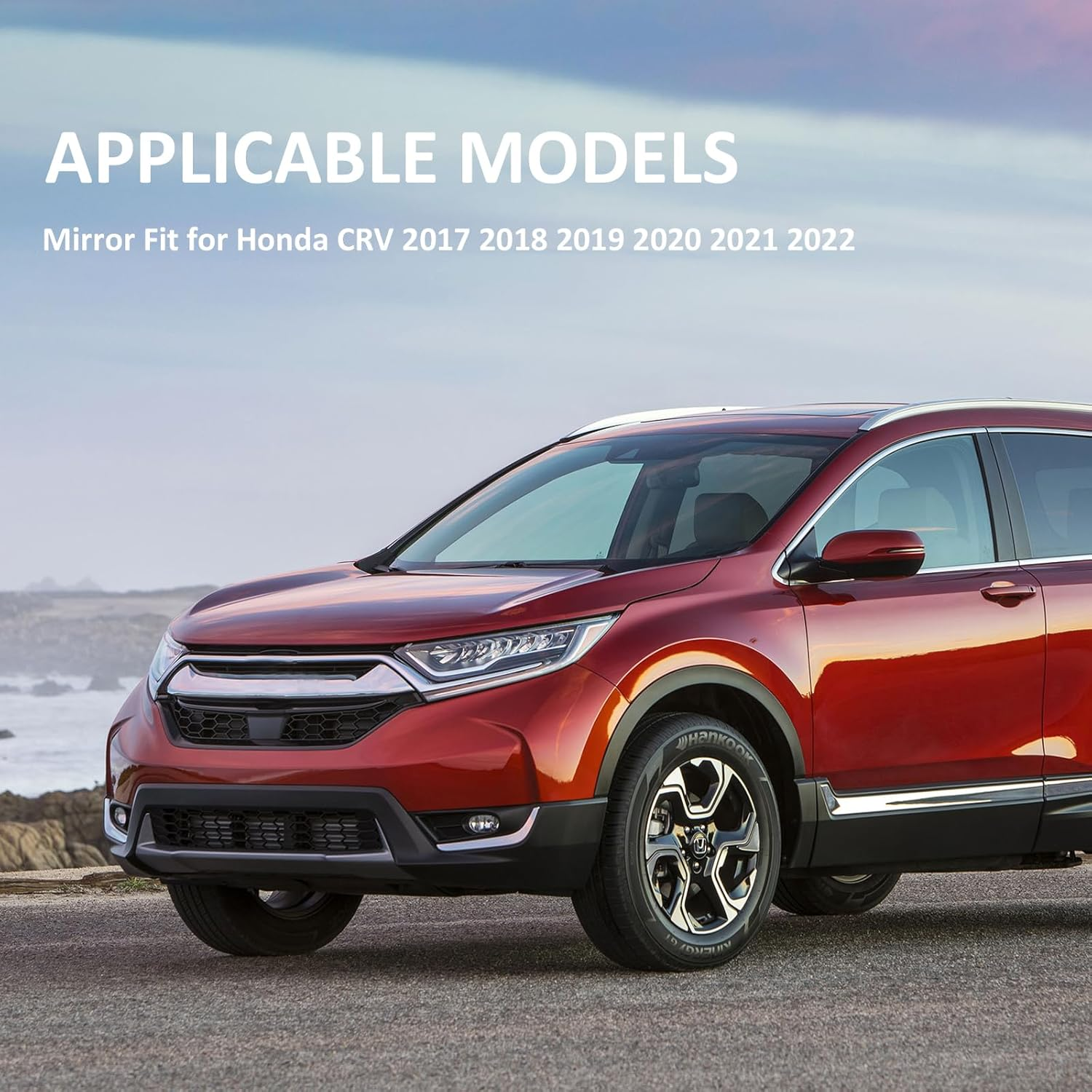 Right Side Mirror Replacement for Honda CRV 2017 2018 2019 2020 2021 2022 - Right Side Mirror Glass, Rear View Mirrors Glass with Power Heated image number 3