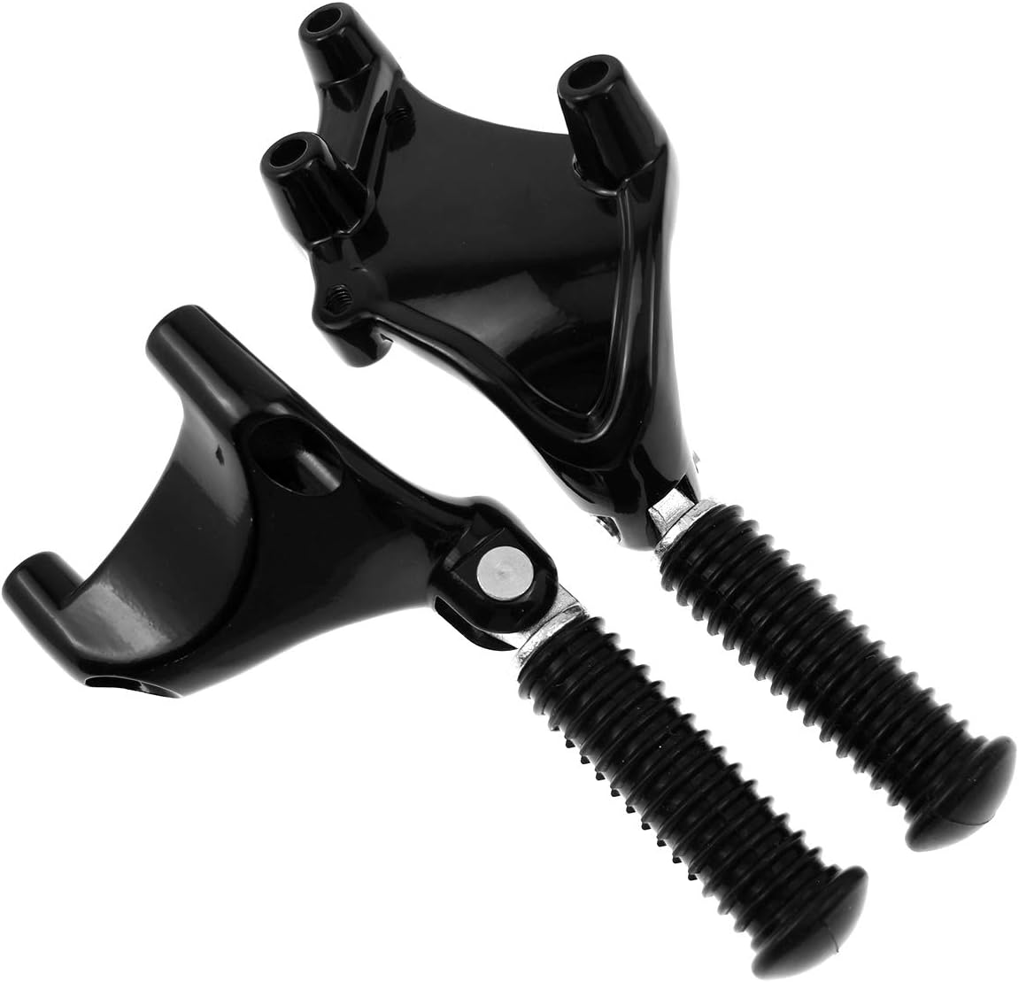 HDBUBALUS Motorcycle Rear Passenger Foot Pegs Footpegs Foot Rests Pedal & Mount for Harley Sportster Iron XL 883 1200 Forty Eight Seventy Two 2014 2015 2016