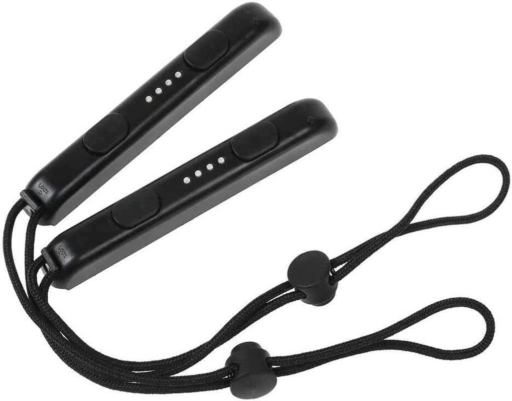 2PC for Nintendo Switch Game for Joy-Con Gamepad Handle Lock Wrist Strap Lanyard (Blue)