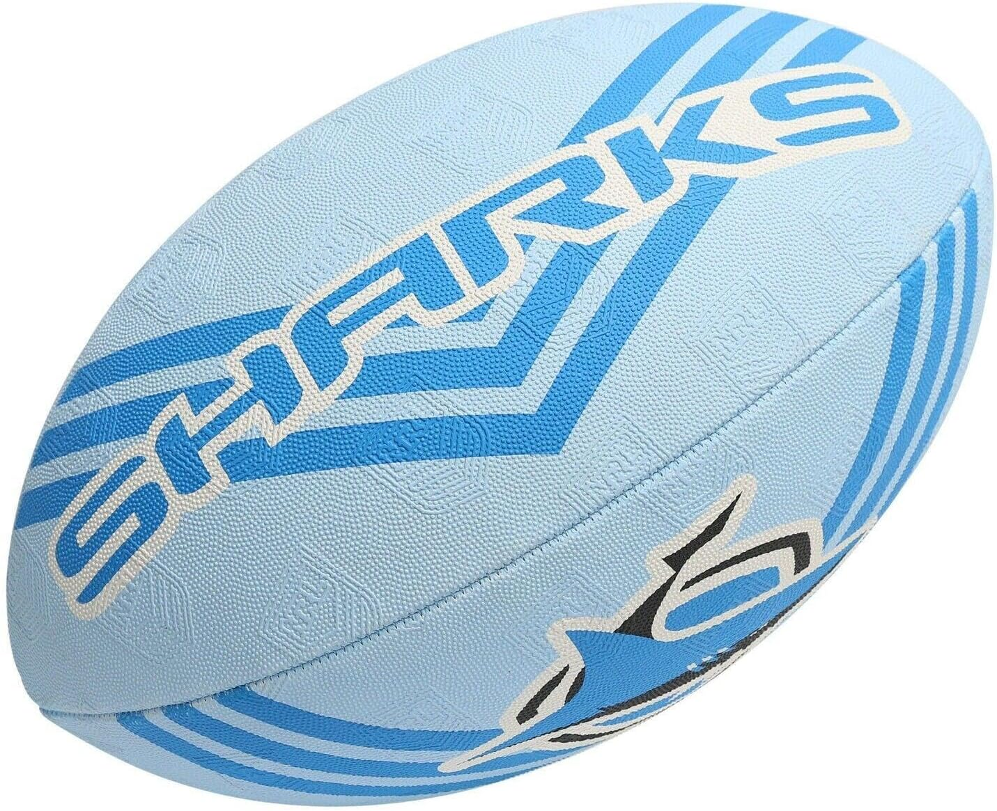 Steeden NRL Supporter Sharks Rugby League Ball Size 5